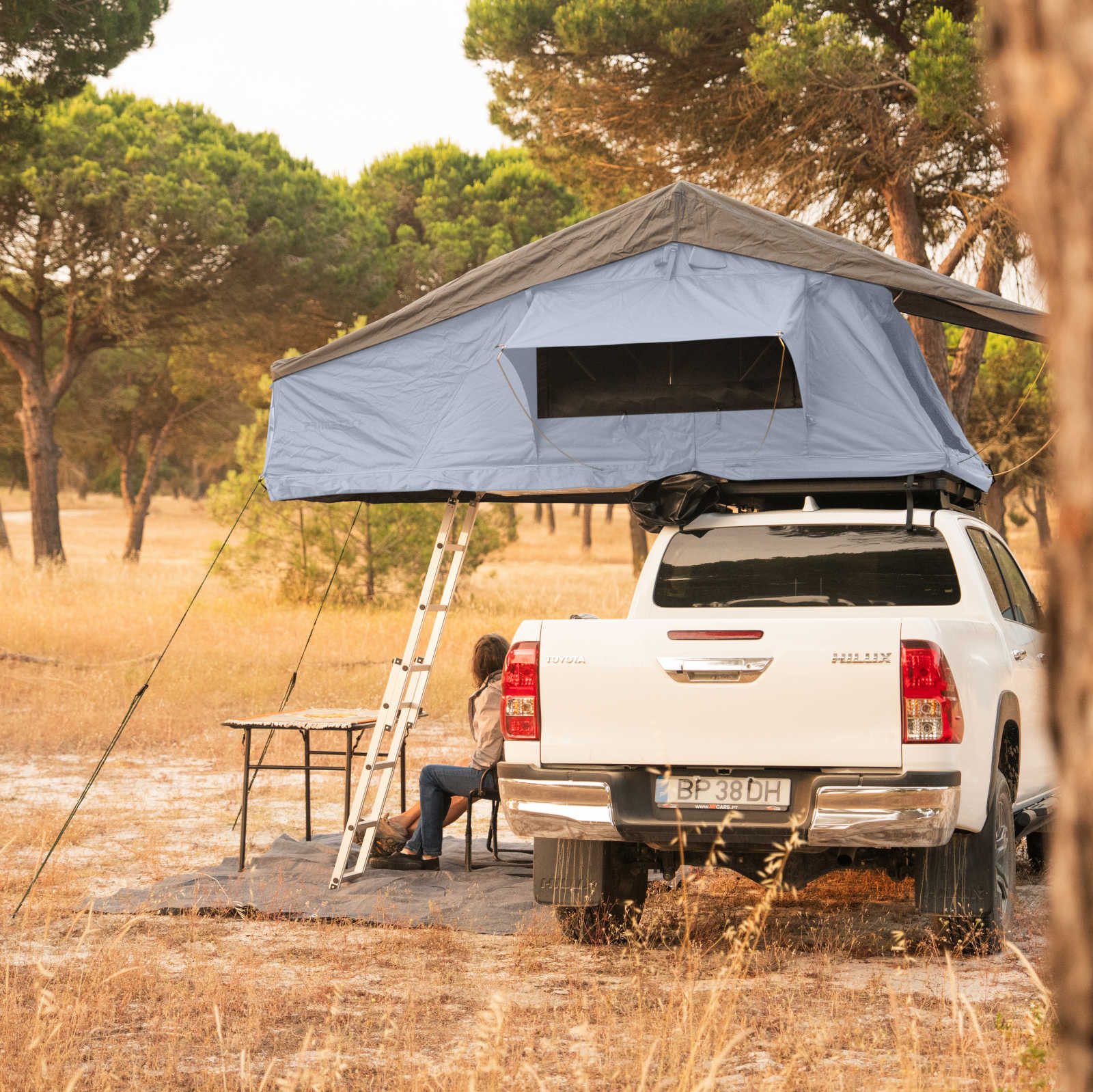 Prime Tech Dachzelt Extended Pro L, Personen: 2