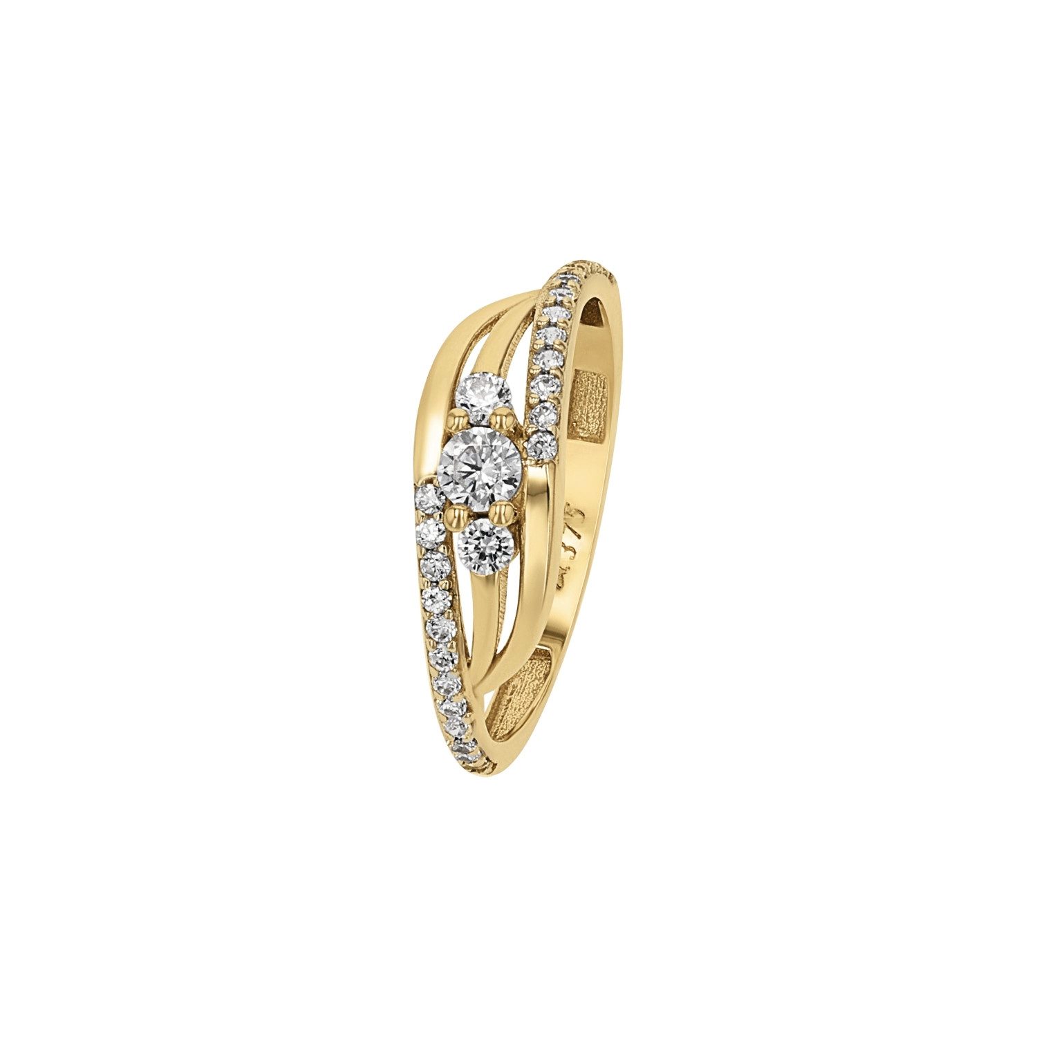 Amor Fingerring, mit Zirkonia (synth)