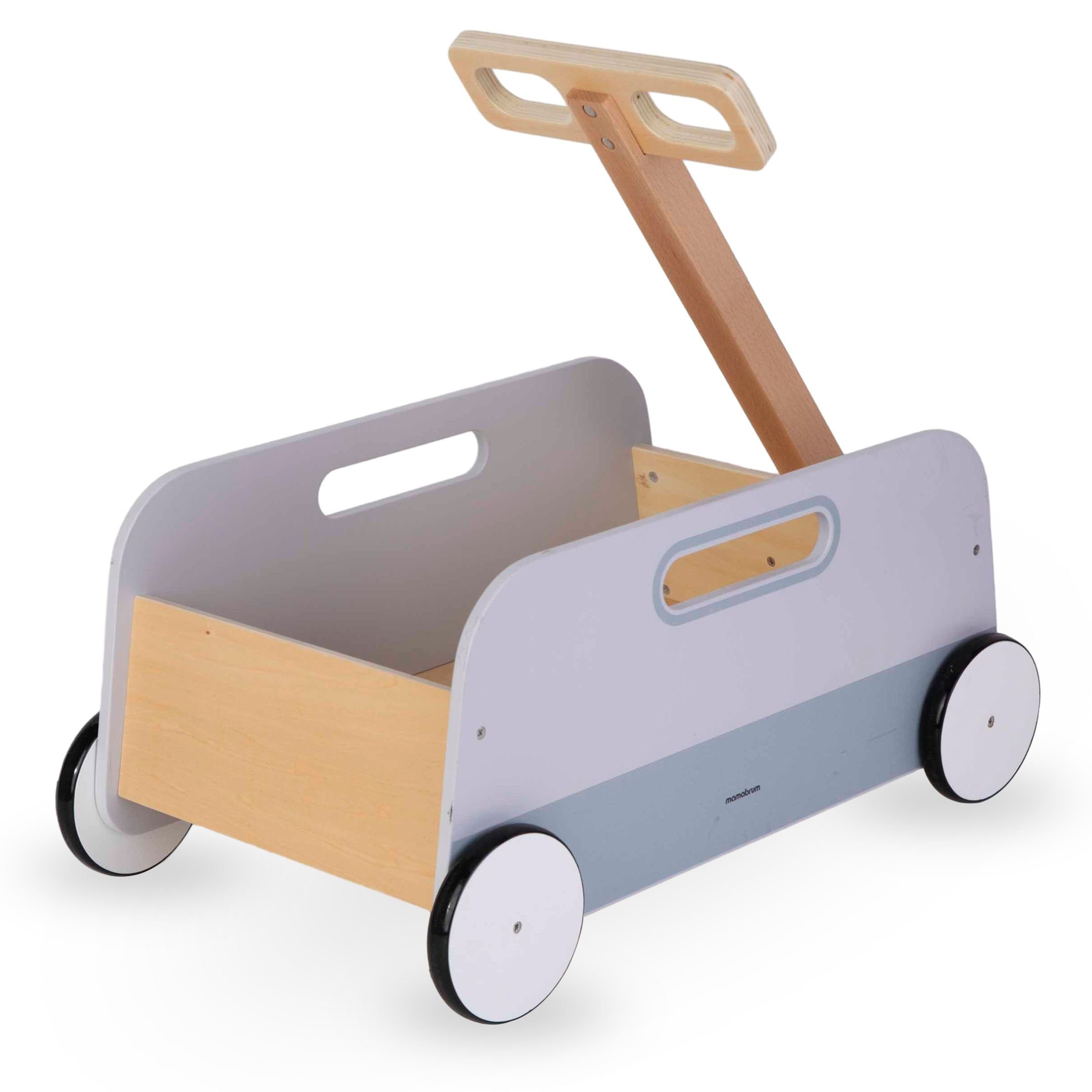 Holzspielzeugwagen - Mamabrum Lauflernhilfe Zuganhänger
