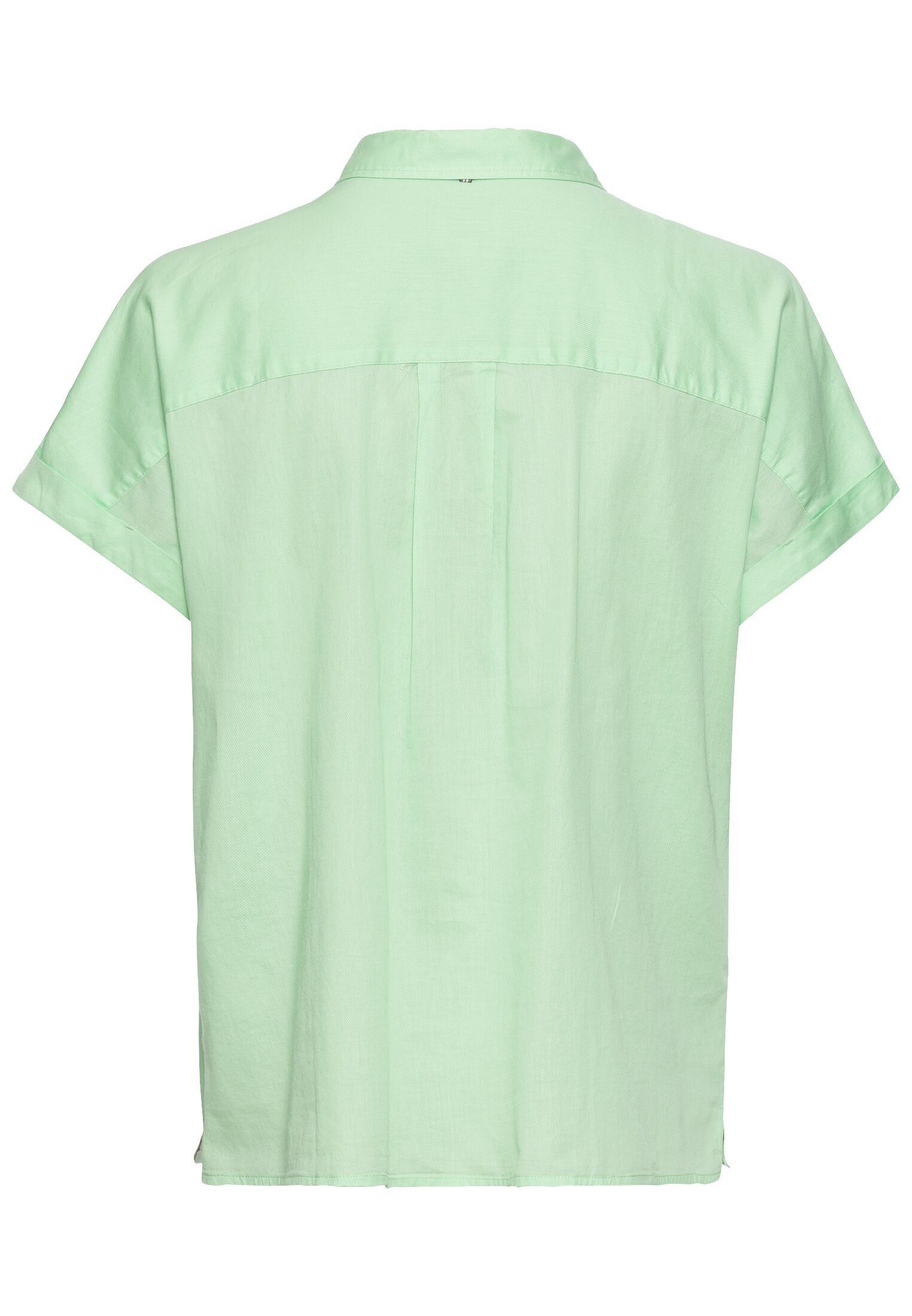 camel active Kurzarmbluse Halbarm Bluse aus einem Baumwoll-Twill günstig online kaufen