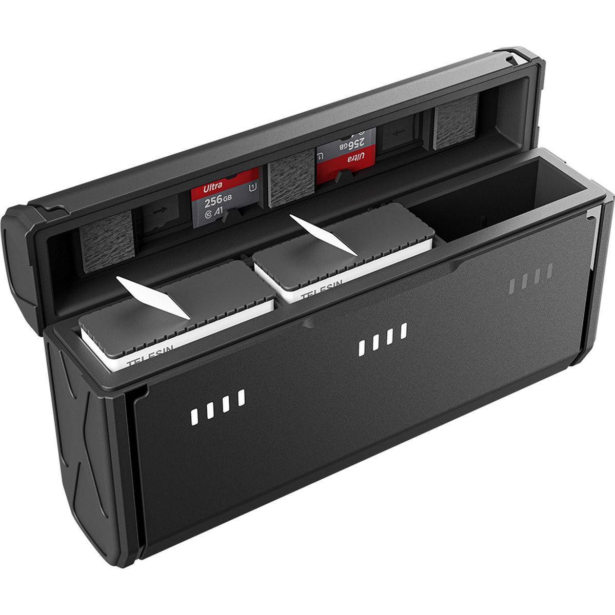 Telesin Ladebox für GoPro 9/10/11/12 Zubehör Drohne