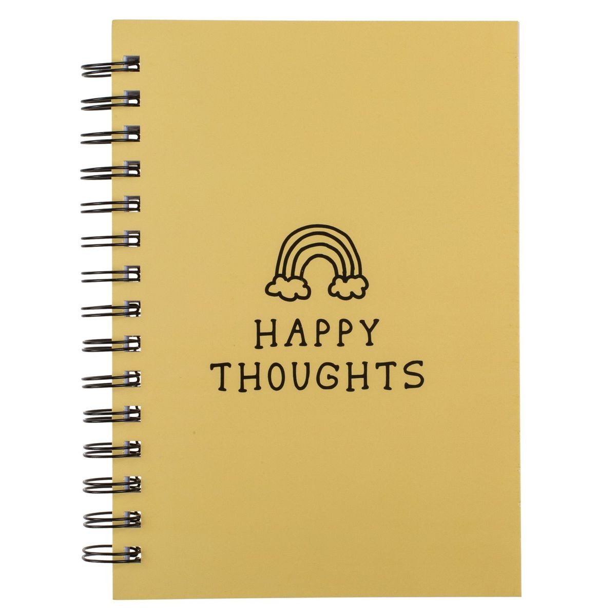 Marabellas Shop Notizbuch Tagebuch farbenfroh im A5 Format mit 107 Seiten Spiral-Notizheft, ring-gebunden