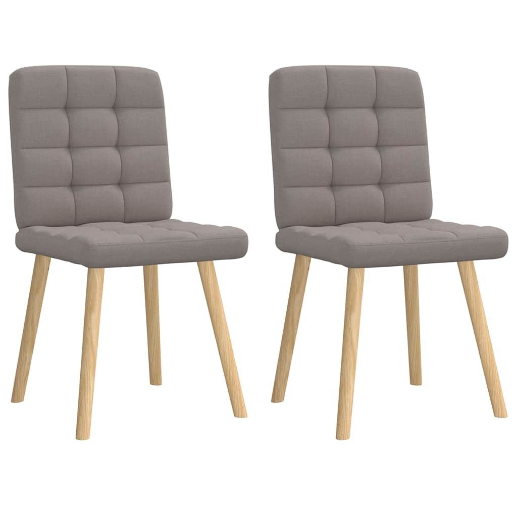 vidaXL Esszimmerstuhl Esszimmerstühle 2 Stk. Taupe günstig online kaufen