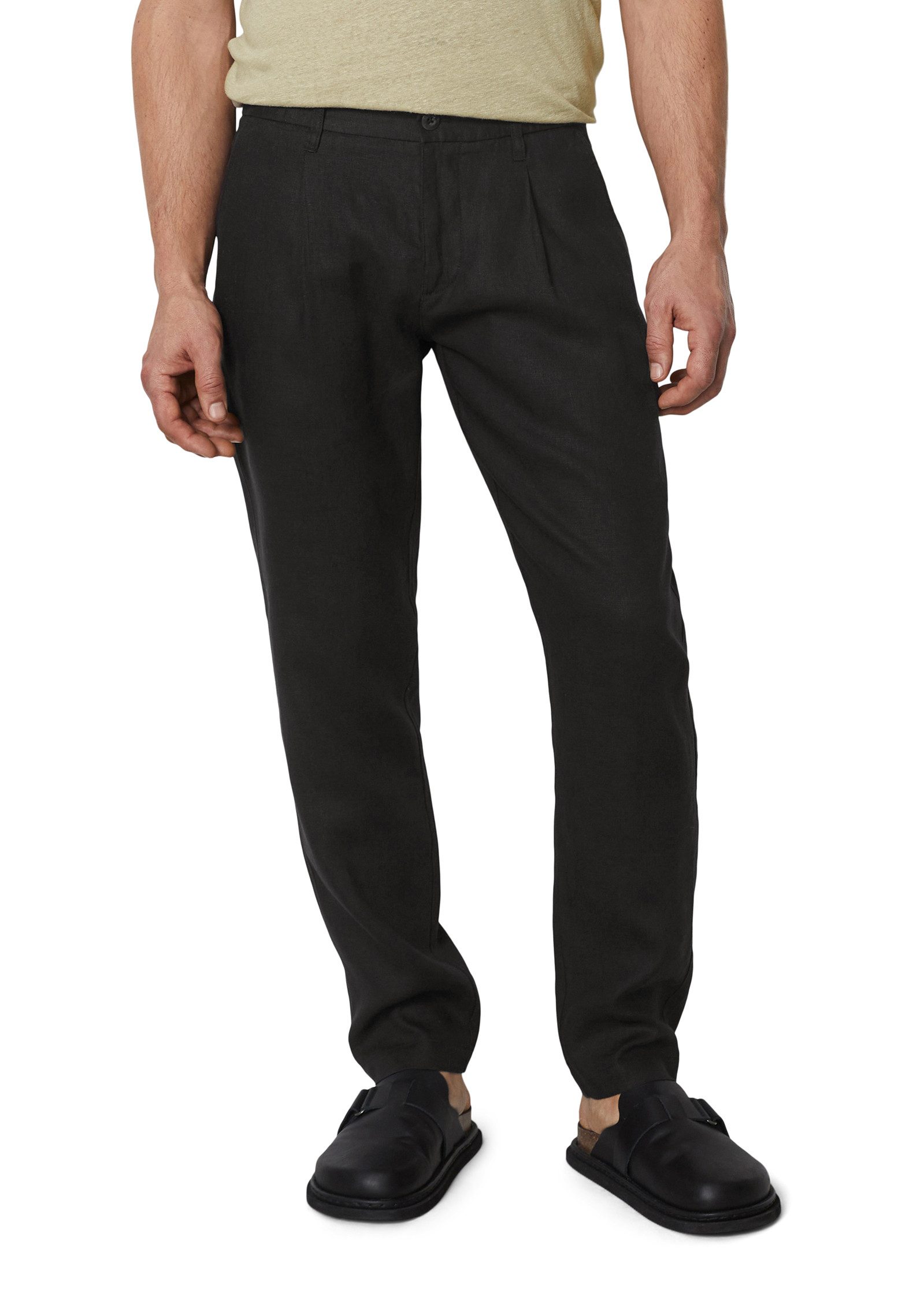 Marc O'Polo Leinenhose Osby jogger pleats günstig online kaufen