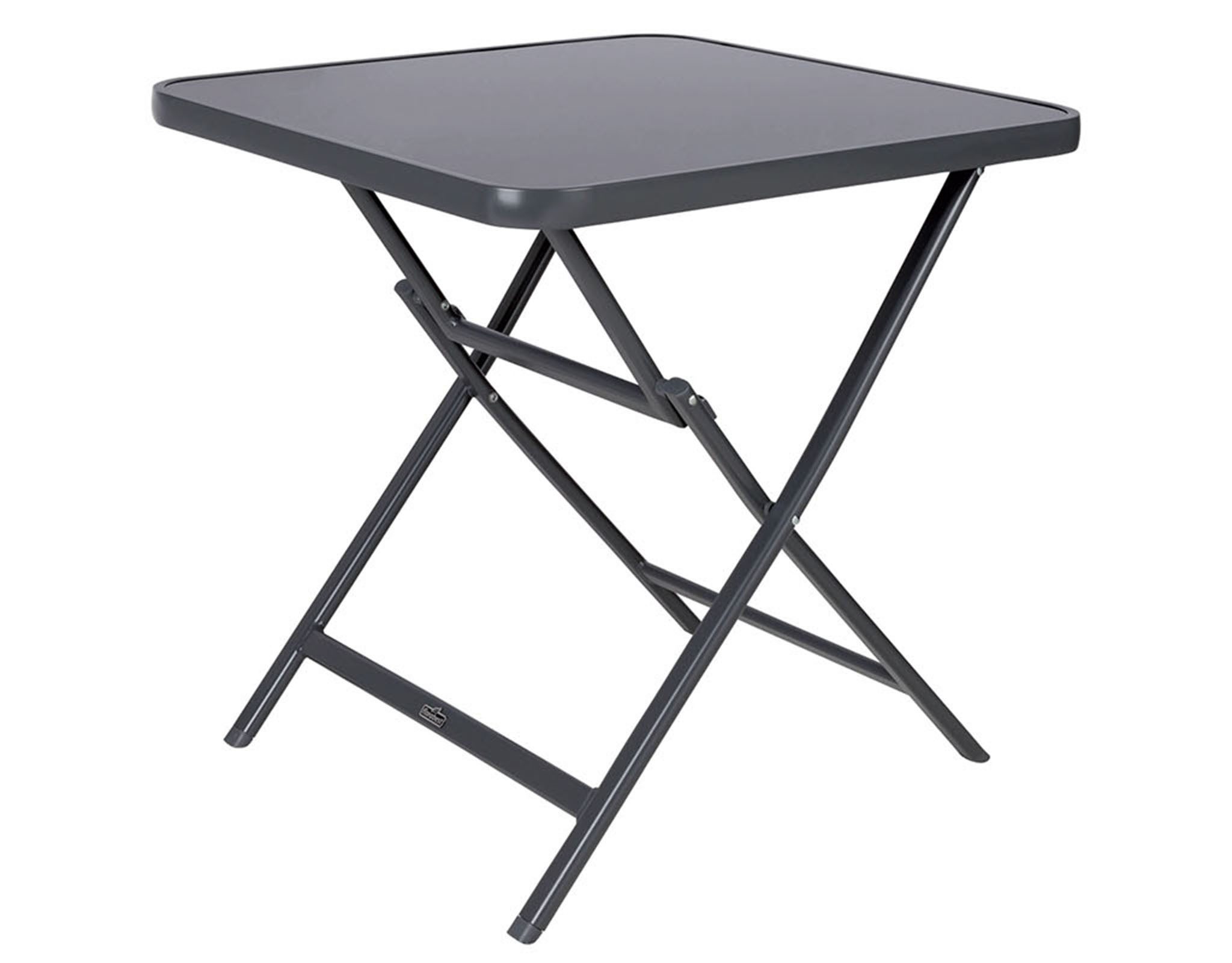 Florabest Gartentisch Florabest Glastisch Houston Aluminium klappbar schwar günstig online kaufen