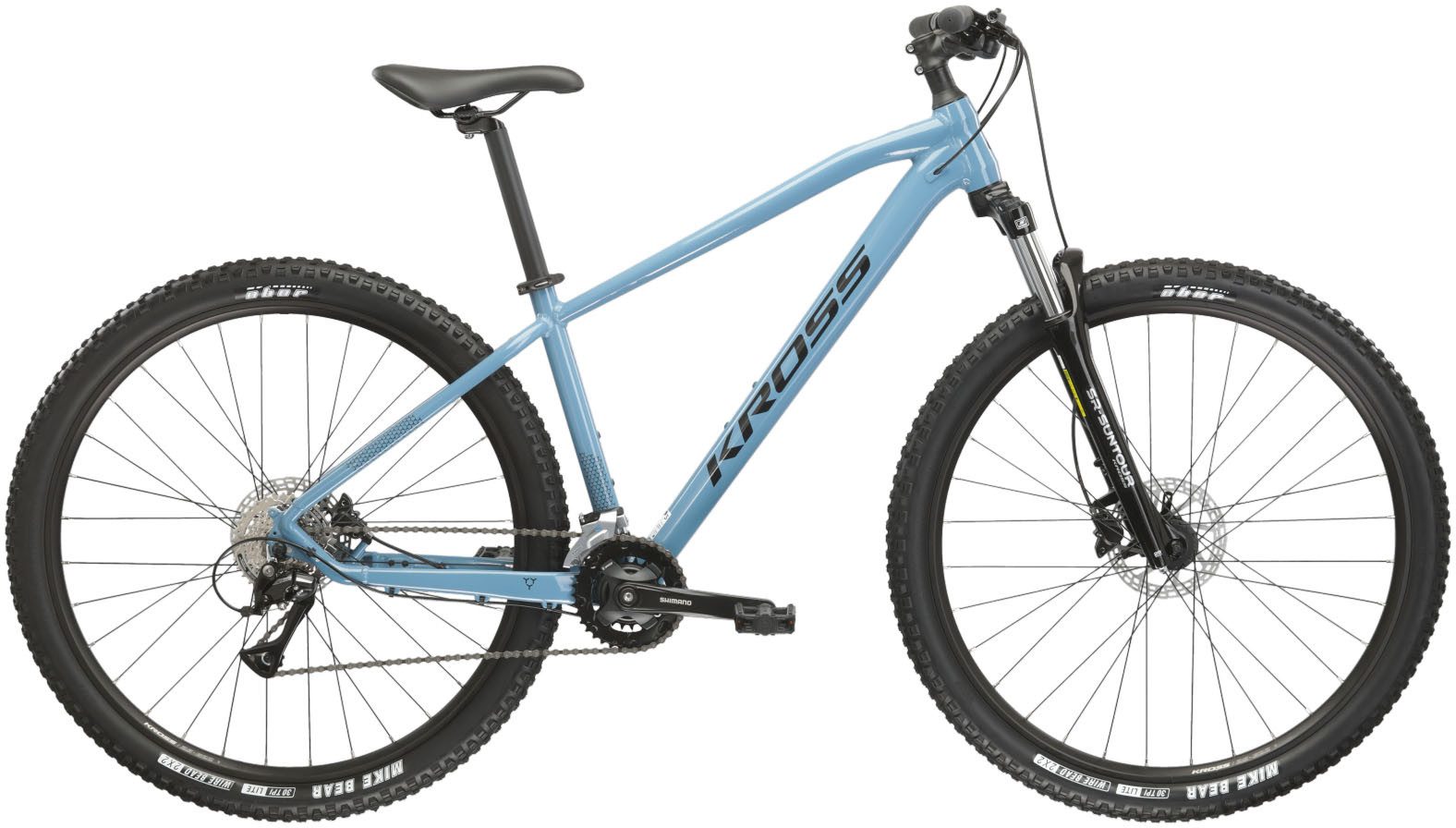 Kross Mountainbike KROSS MTB Hardtail Hexagon 4.0 29" blau, 16 Gang Shimano ACERA M3020 Schaltwerk, Kettenschaltung
