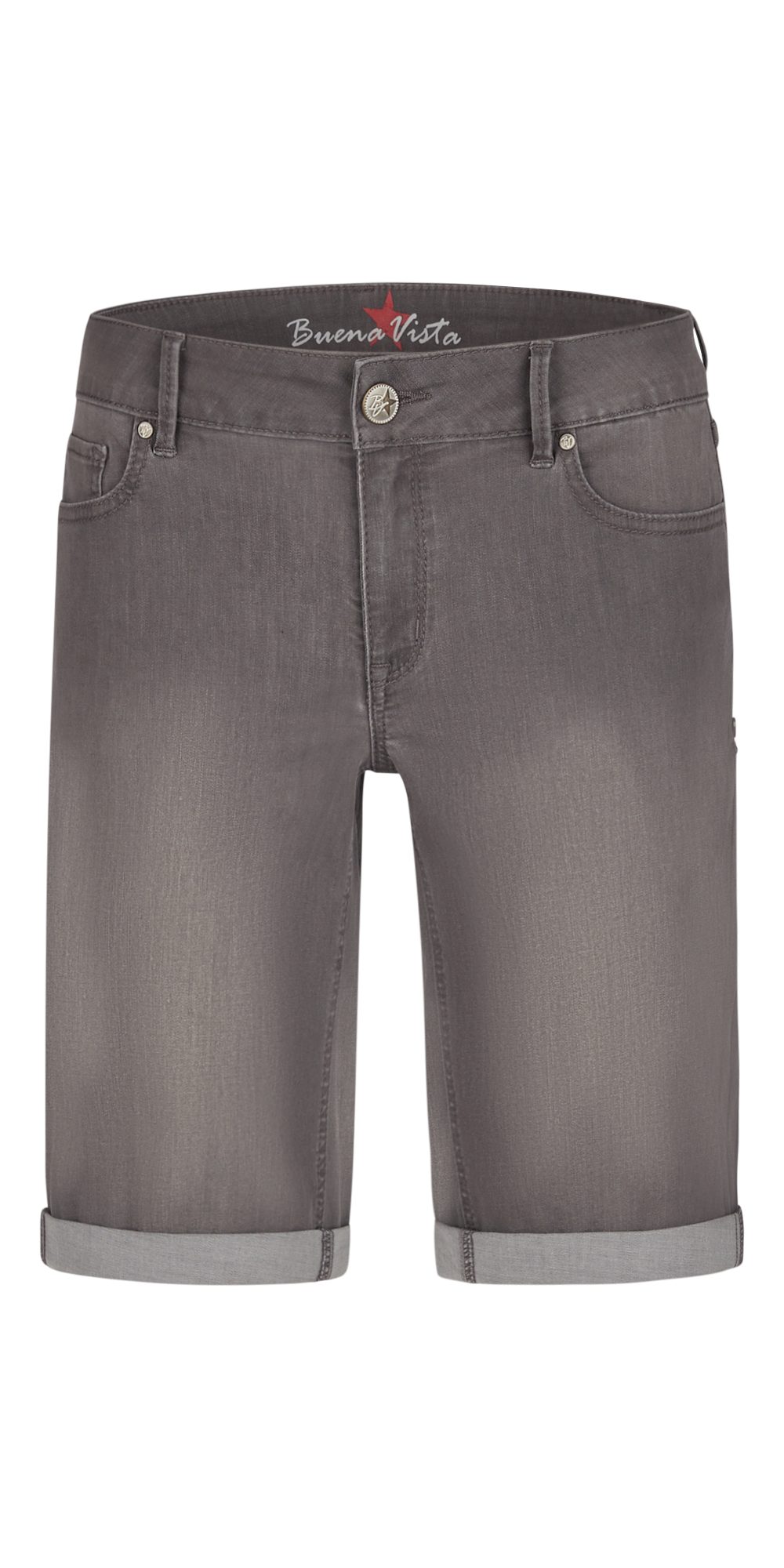 Buena Vista Stretch-Jeans BUENA VISTA ITALY SHORT grey denim 888 B5876 694. günstig online kaufen