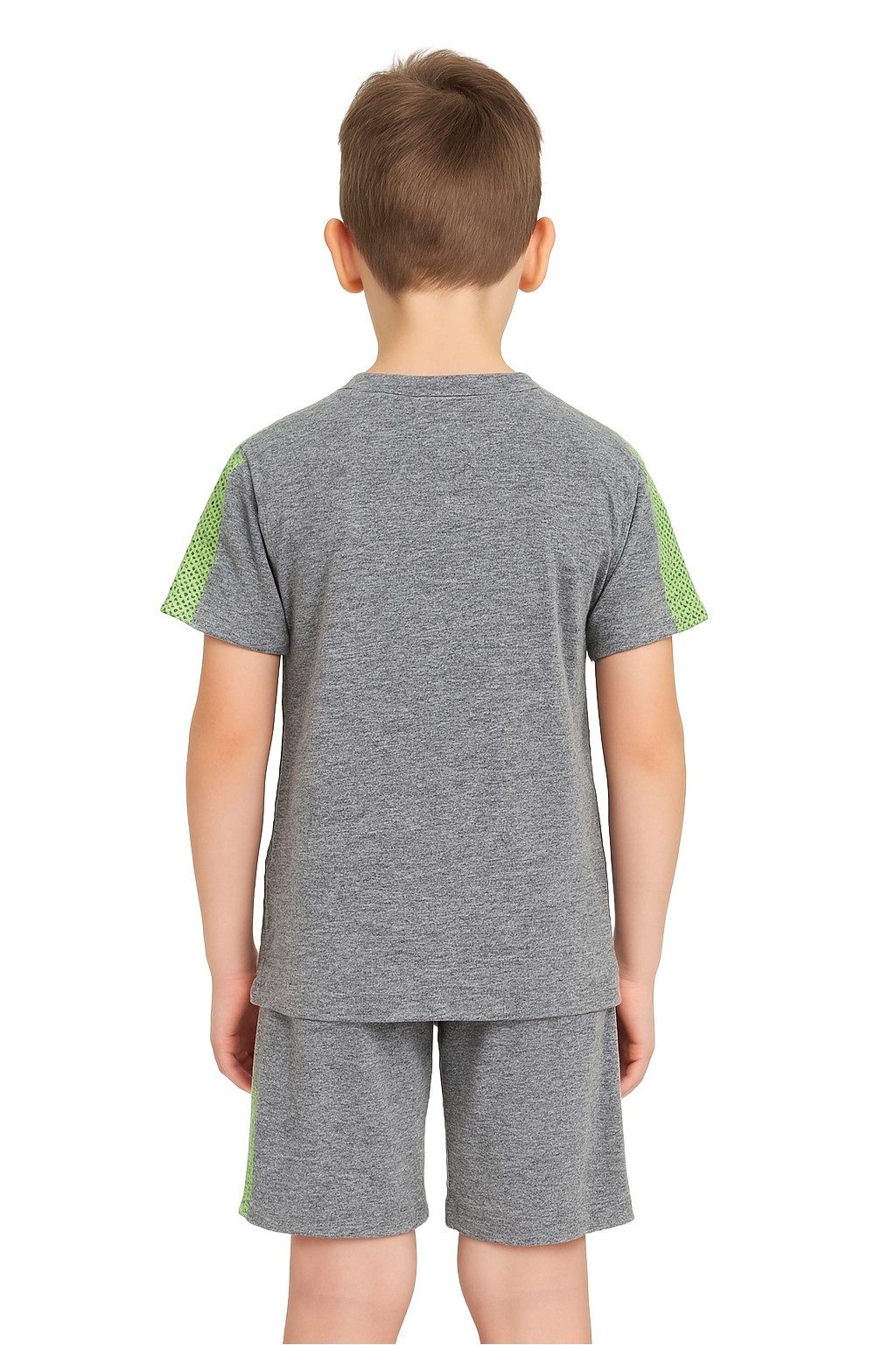Fashion Boy T-Shirt & Bermudas T-Shirt + Shorts 2er Set Bermuda Sweatshorts Sommer Sommerset JS669e (Set, T-Shirt+Shorts)