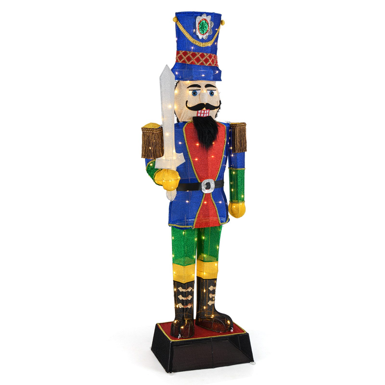 COSTWAY Weihnachtsfigur (1 St), Nussknacker Figur, günstig online kaufen