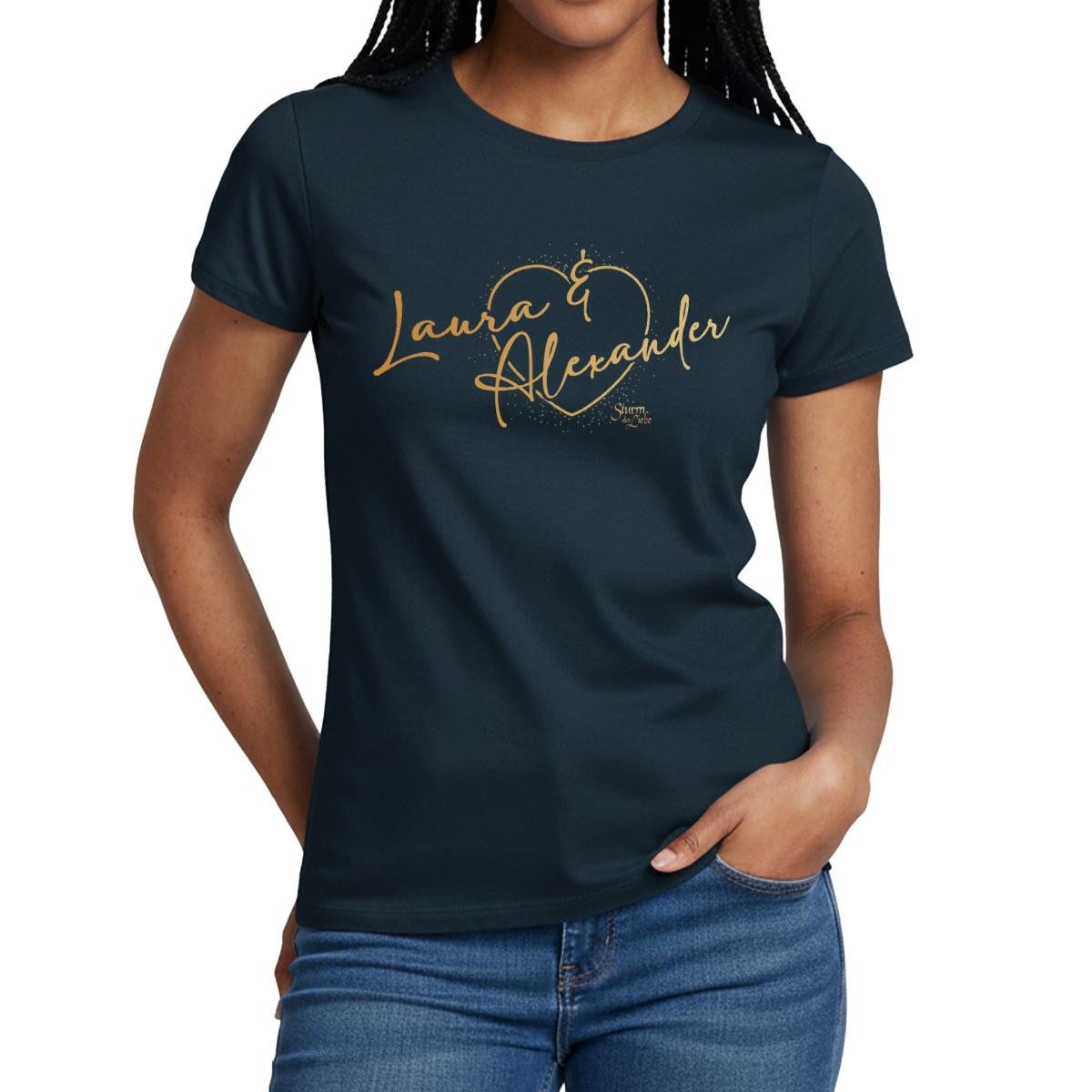 T-Shirt Sturm Der Liebe Traumpaar Laura & Alexander Frauen T-Shirt