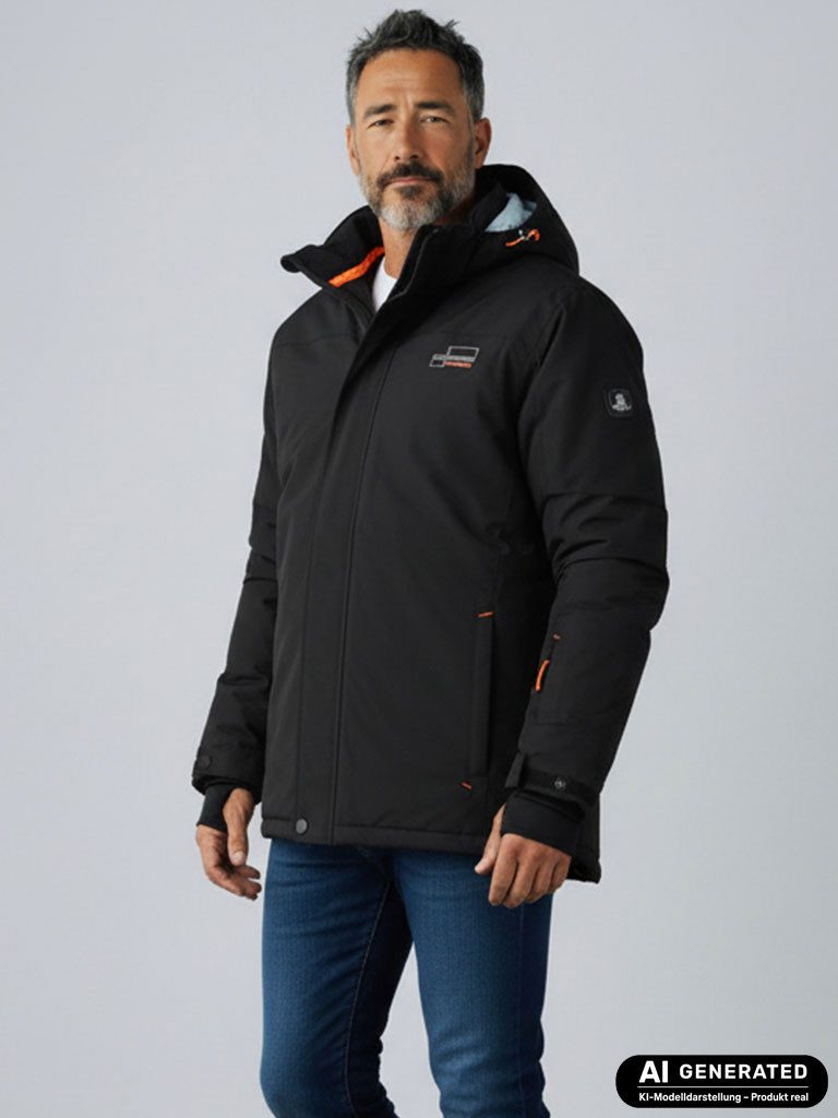 Coastguard Funktionsjacke Herren Outdoor-Jacke mit abnehmbarer Kapuze - wasserdicht atmungsaktiv