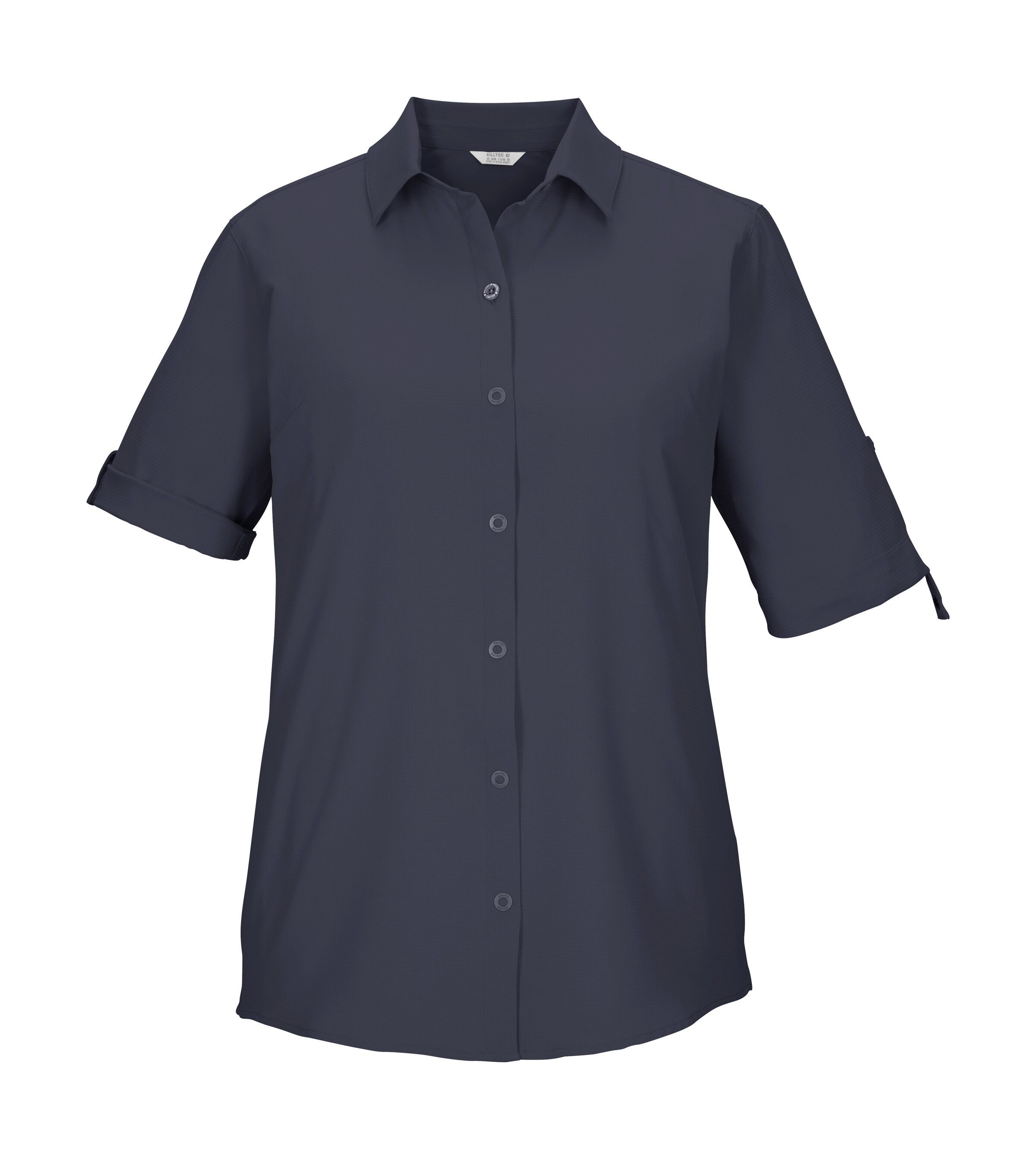 Killtec Funktionshemd KOS 85 WMN WVN SHRT Schnelltrocknende Bluse, krempelbare Ärmel, vielseitig kombinierbar