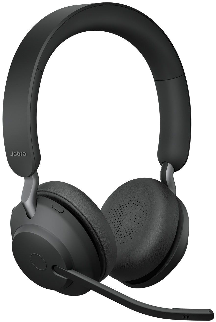 Jabra Evolve2 65 Kopfhörer (Geräuschisolierung, Rauschunterdrückung, Sprachsteuerung, Stummschaltung, Bluetooth)