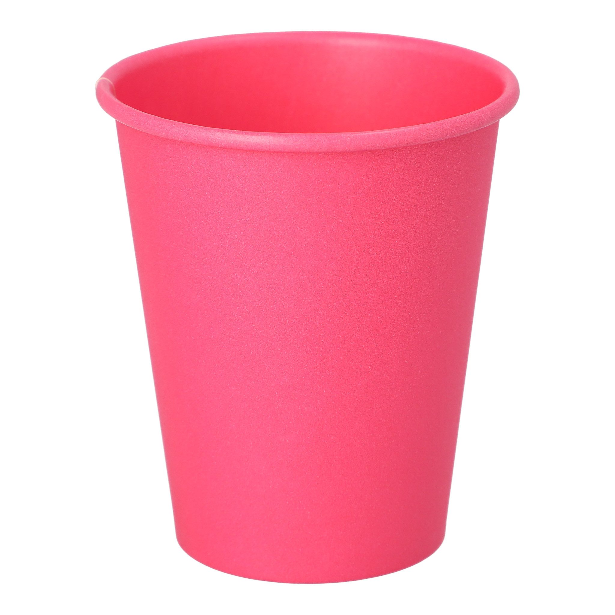 PAPSTAR Becher, Papier, Pappbecher 200ml 50 Stück Pink