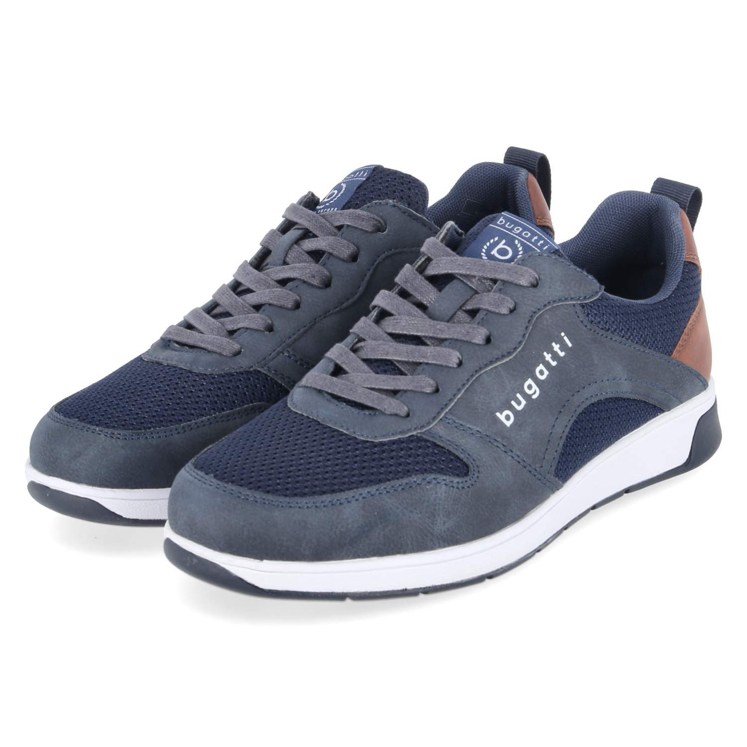 bugatti Bugatti 323307045000-4100 SP Herren Textil & Synthetik blau Schnürschuh