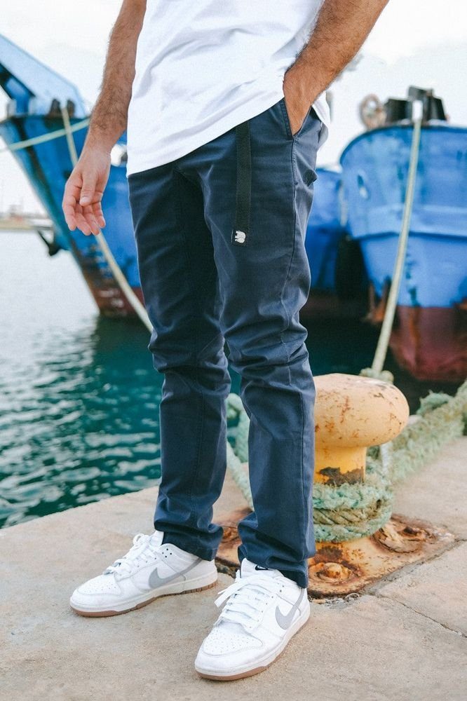 Trendsplant Trainingshose Ecodye Cotton Climber Pant Navy günstig online kaufen