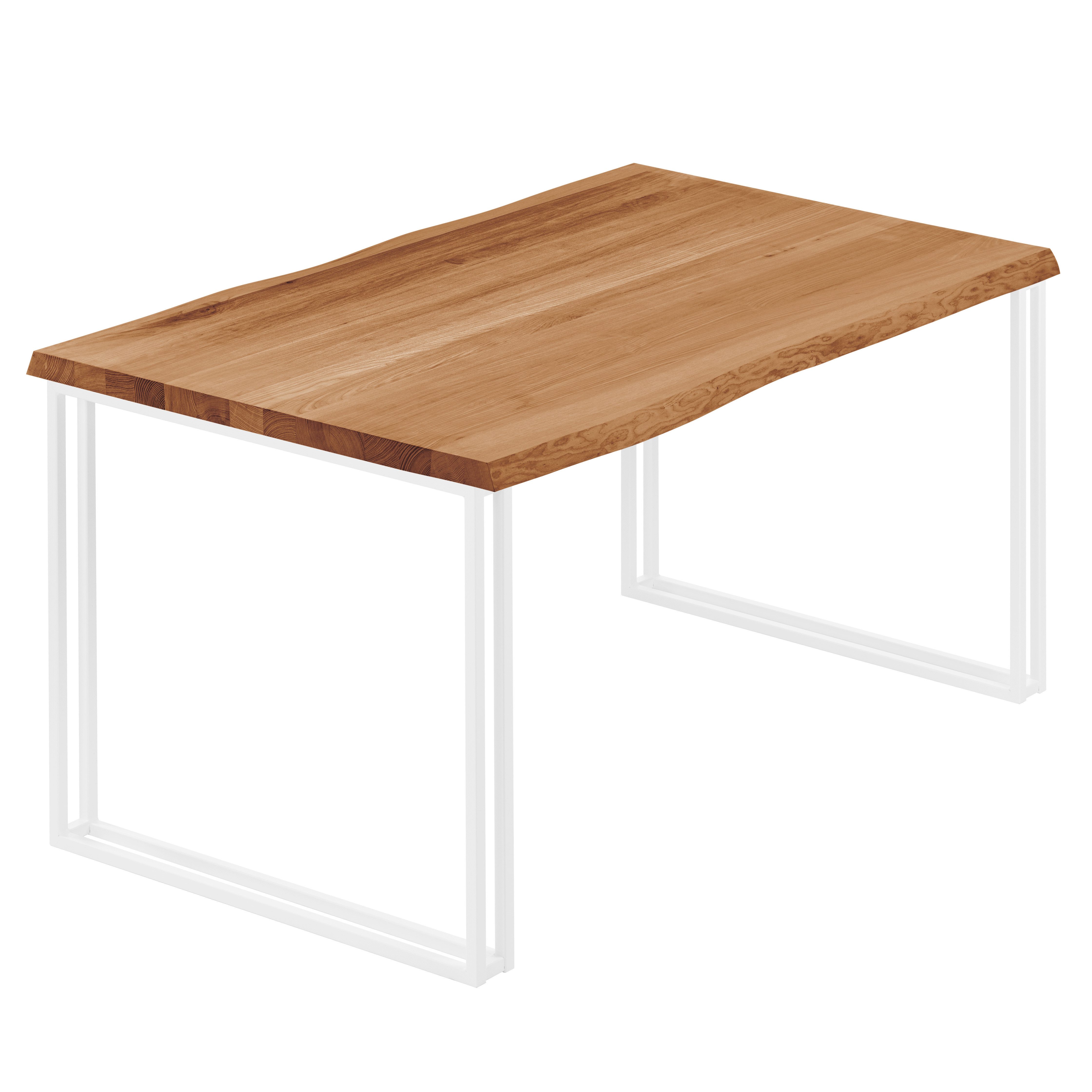 LAMO Manufaktur Baumkantentisch Frame Esstisch Massivholz günstig online kaufen