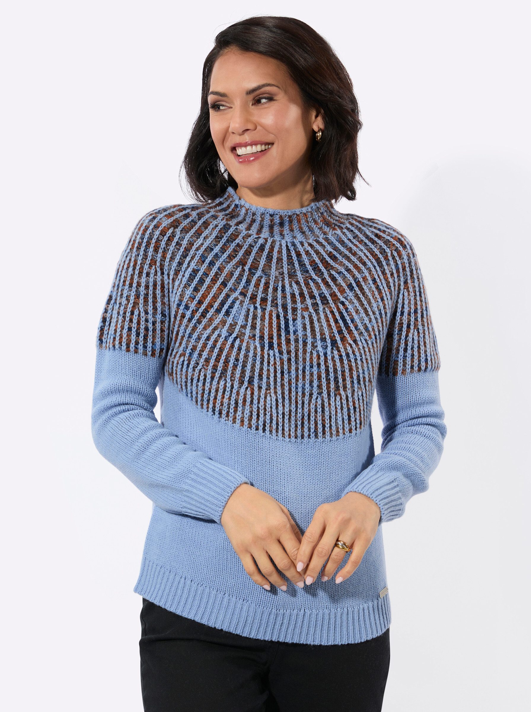 Witt Strickpullover Norwegerpullover Langarm