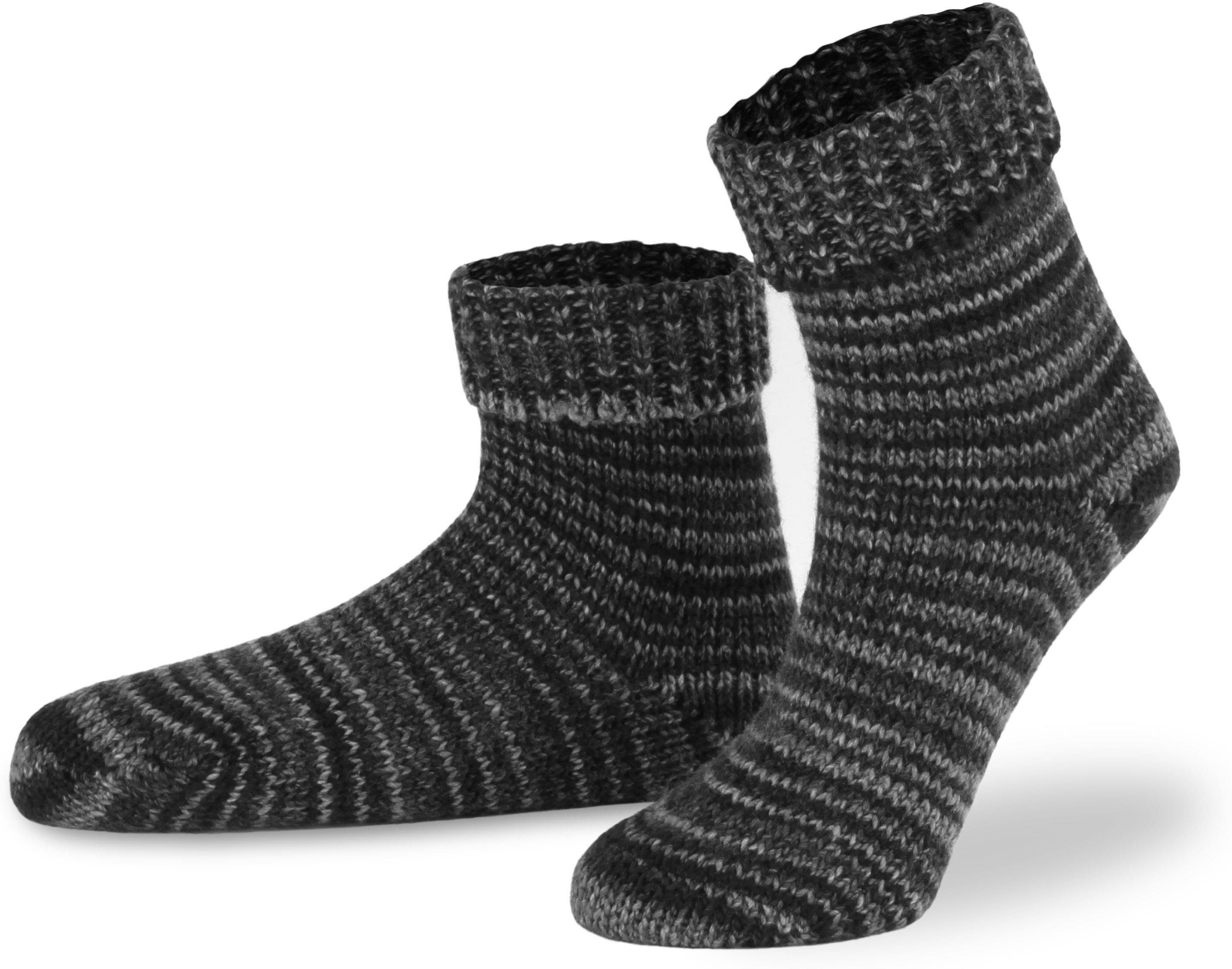 hochwertige hohem normani (2 2 Umschlag Skandinavische Wollanteil mit Wollsocken Paar mit Grau Qualitätssocken Thermosocken Paar)