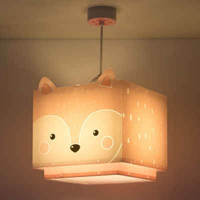 Dalber Deckenleuchte »Kinderzimmer Pendelleuchte Little Fox in Pink E27«, Kinderzimmerlampe, Kinderleuchte
