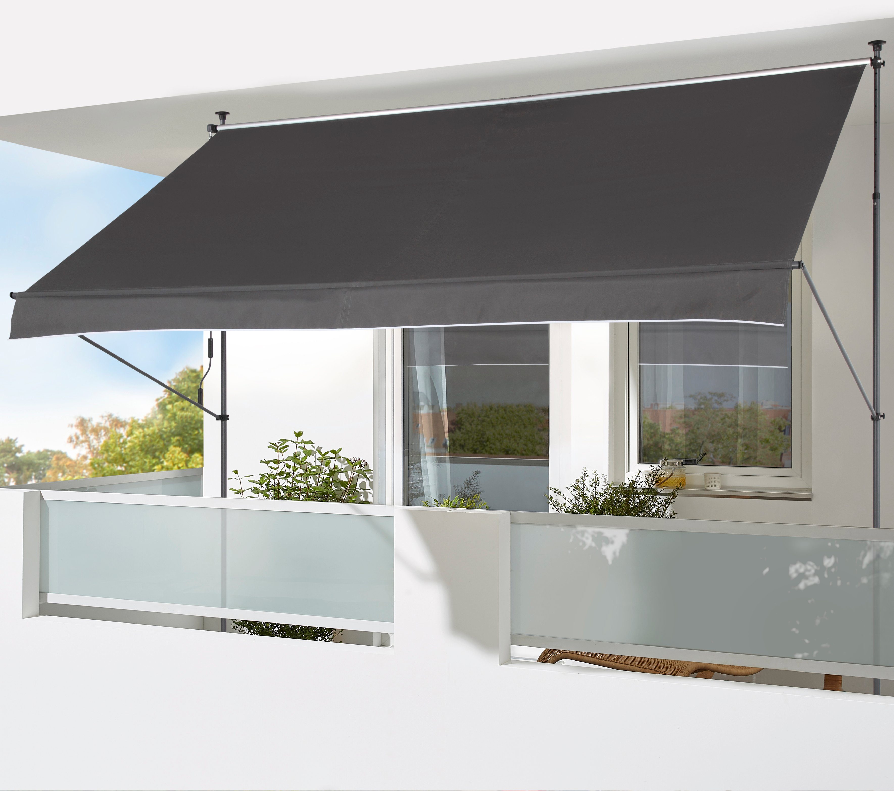 KONIFERA Klemmmarkise Breite/Ausfall: 350/150 cm günstig online kaufen