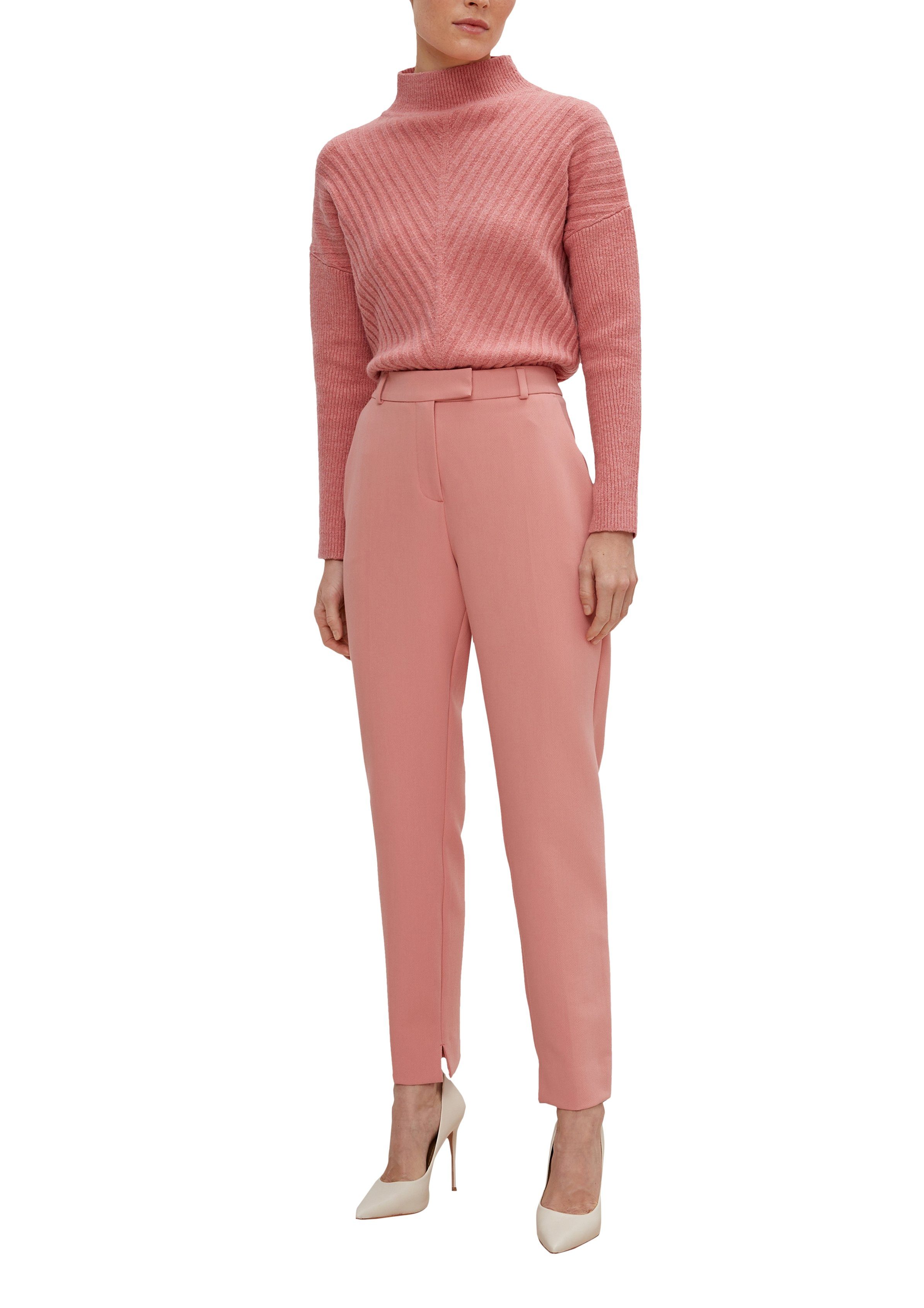 comma Stoffhose Slim-Fit Hose