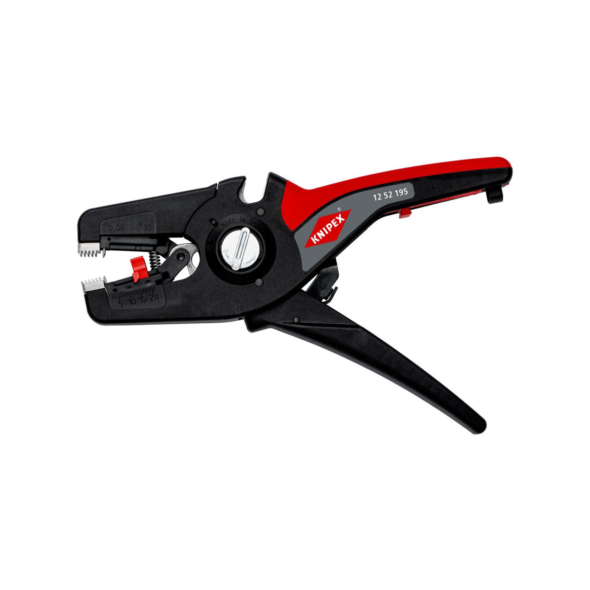 Knipex Abisolierzange KNIPEX 12 52 195 PreciStrip16® Automatische Abisolierzange 190 mm