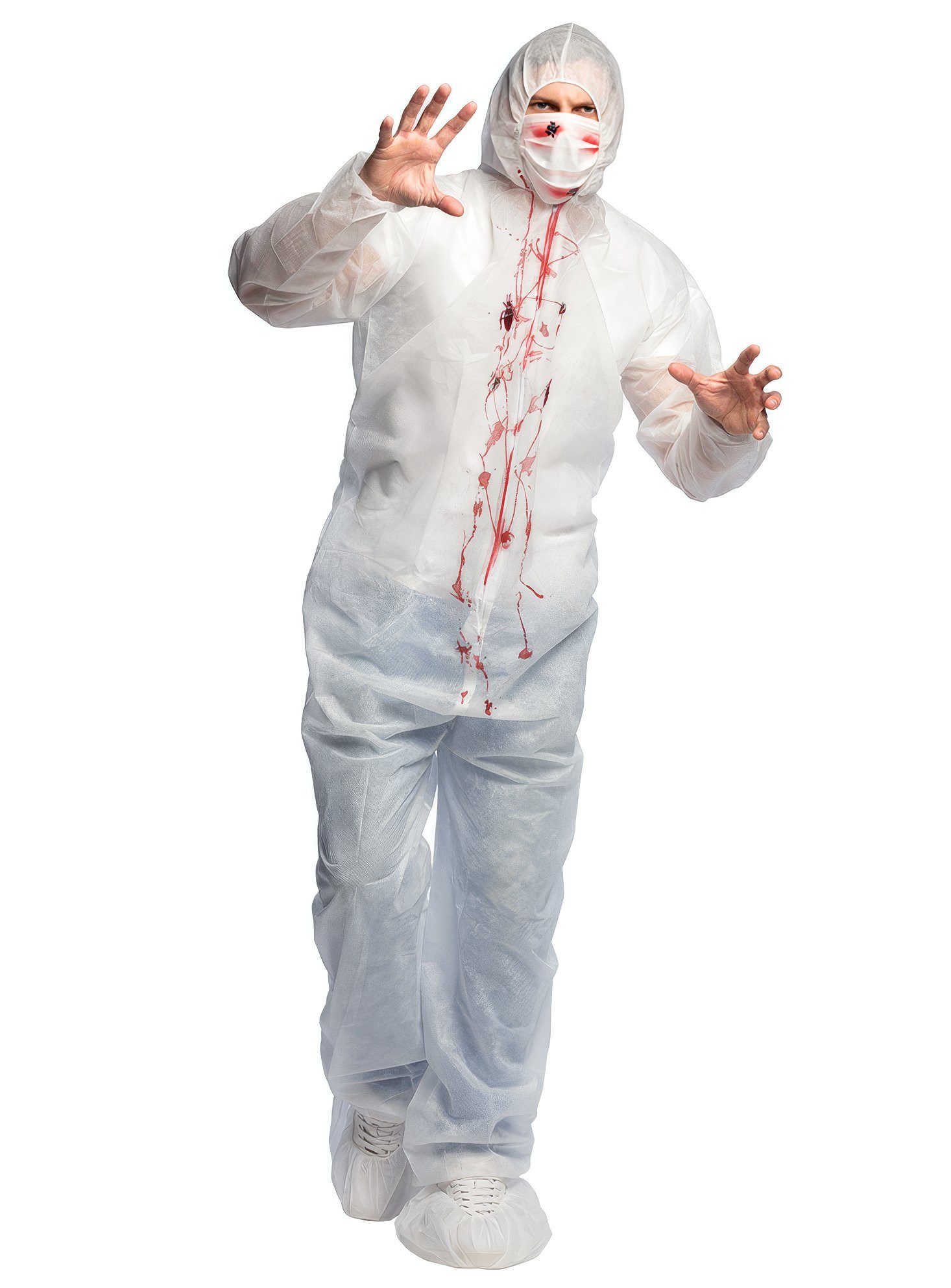 Boland Zombie-Kostüm Horror Kammerjäger Kostüm