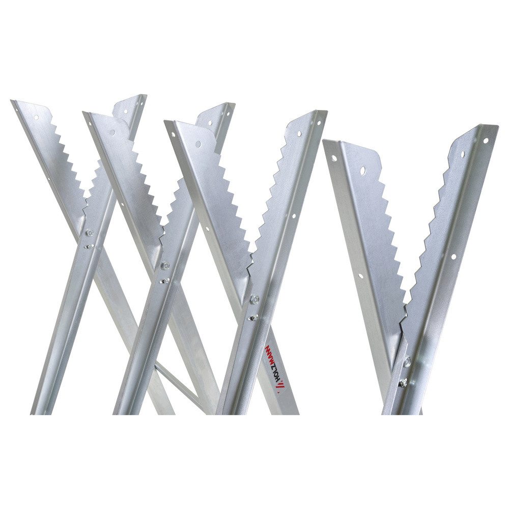 Holzmann Scaffolding Holzmann Machines SBO4X SBO4X Galvanized Steel Folding Sawhorse 150 kg