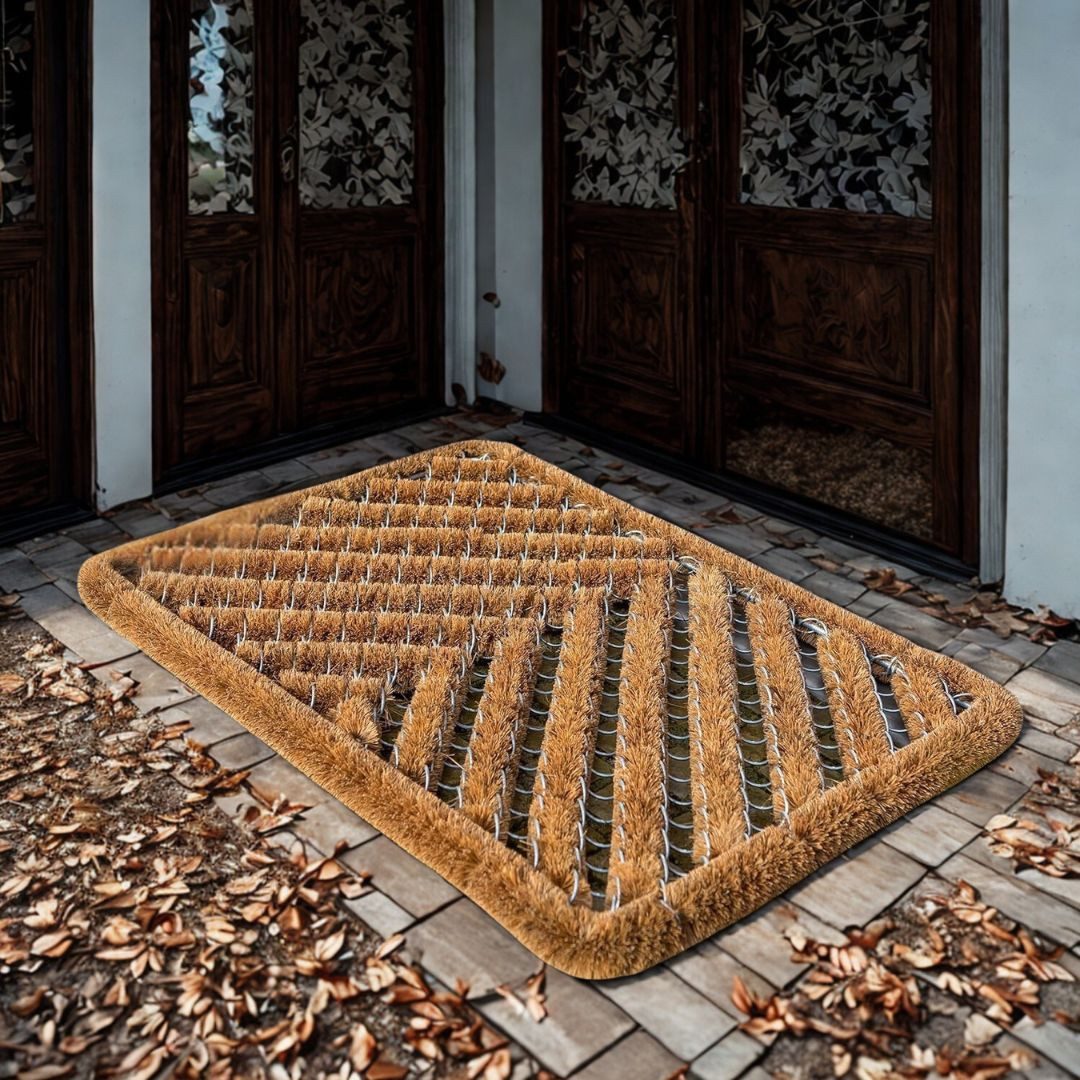 Waidmeister Fußmatte Fußmatte Kokos Außen 40x60 cm – Wetterfeste Schmutzfangmatte
