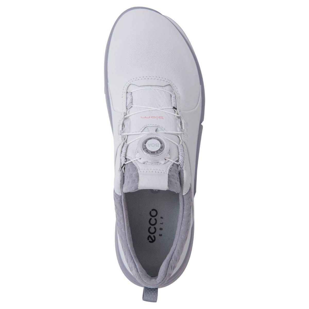 OrthoLite® sehr Einlegesohle Ecco White/Grey gute Biom Atmungsaktivität Golf für Damen Waschbare Ecco BOA H4 Golfschuh