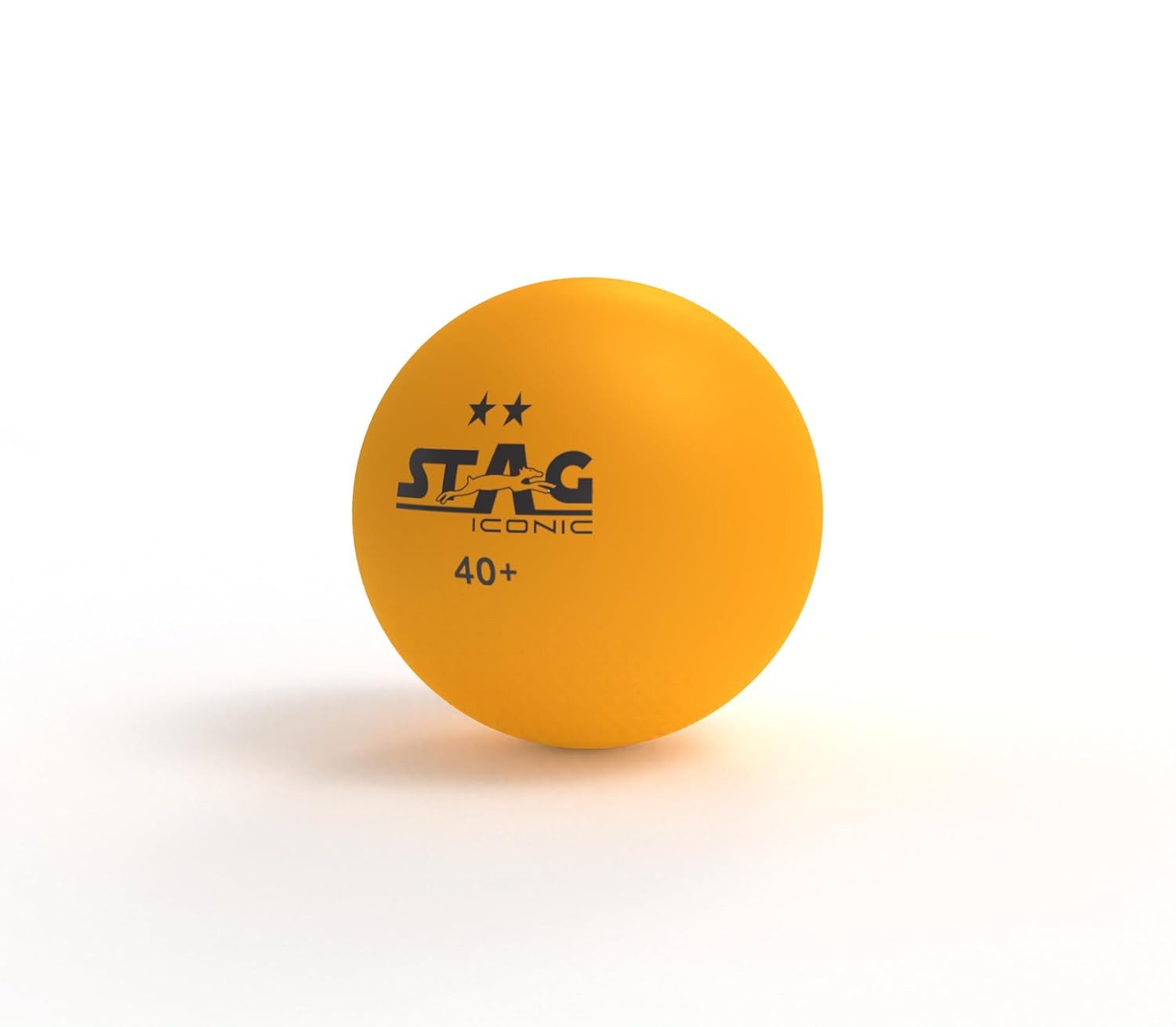 STAG ICONIC PRIVATE LIMITED Tischtennisball ICONIC 2 Star, T.T.F.I Approved, Advanced High Performance (6 Tischtennisbälle, 6-St., T.T.F.I-zugelassen, Turniere und Freizeitspiele), Langlebig für Indoor- und Outdoor-Spiele