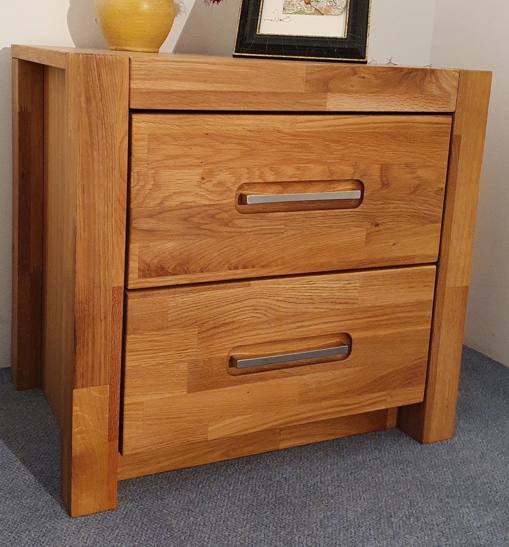 bv-vertrieb Nachtschrank Nachtkonsole Wildeiche Nachtschrank (4328) günstig online kaufen