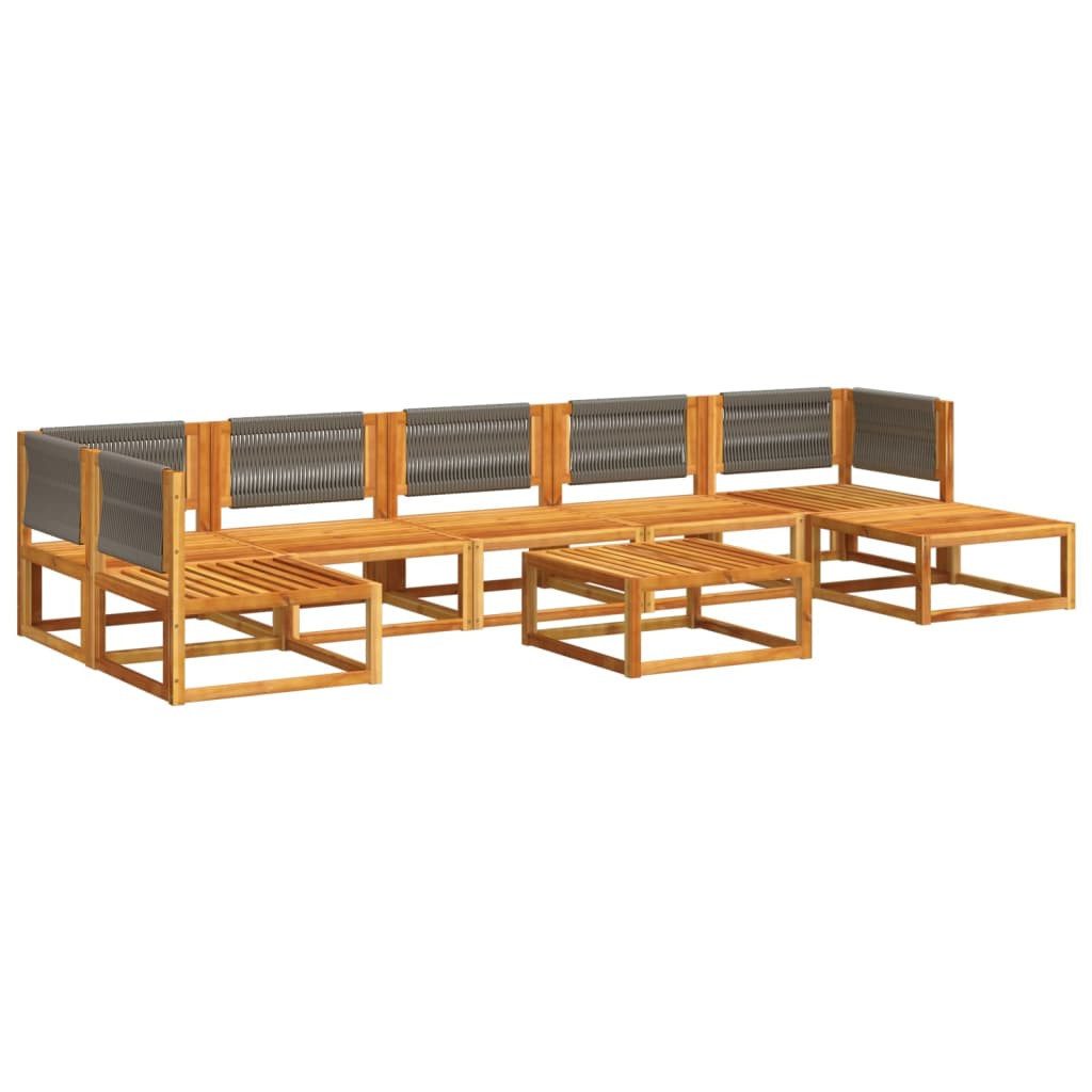 vidaXL Loungesofa 8-tlg. Garten-Sofagarnitur mit Kissen günstig online kaufen