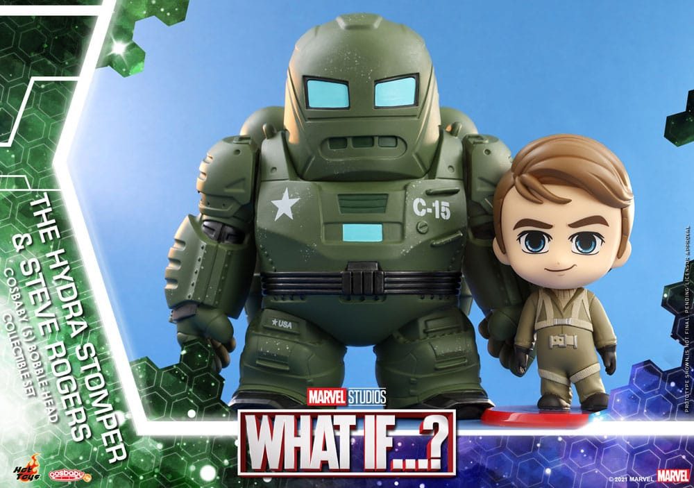 Hot Toys Merchandise-Figur What If...? Cosbaby Hydra Stomper & Steve Rogers 10 cm