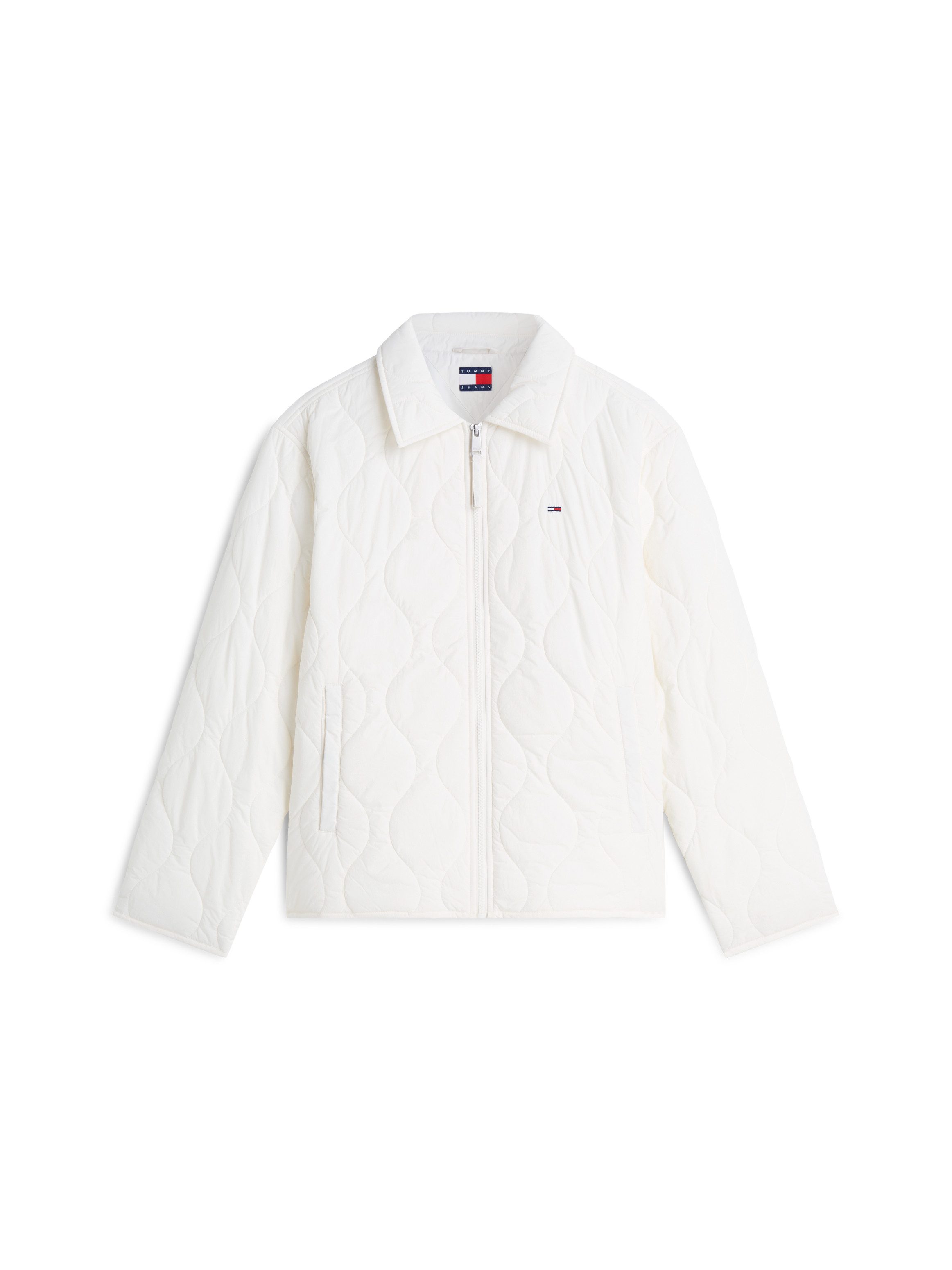 Tommy Jeans Steppjacke TJW COACH COLLAR QUILTED JACKET Kunstfaser, Flag-Stickerei – Bild 5 von 5