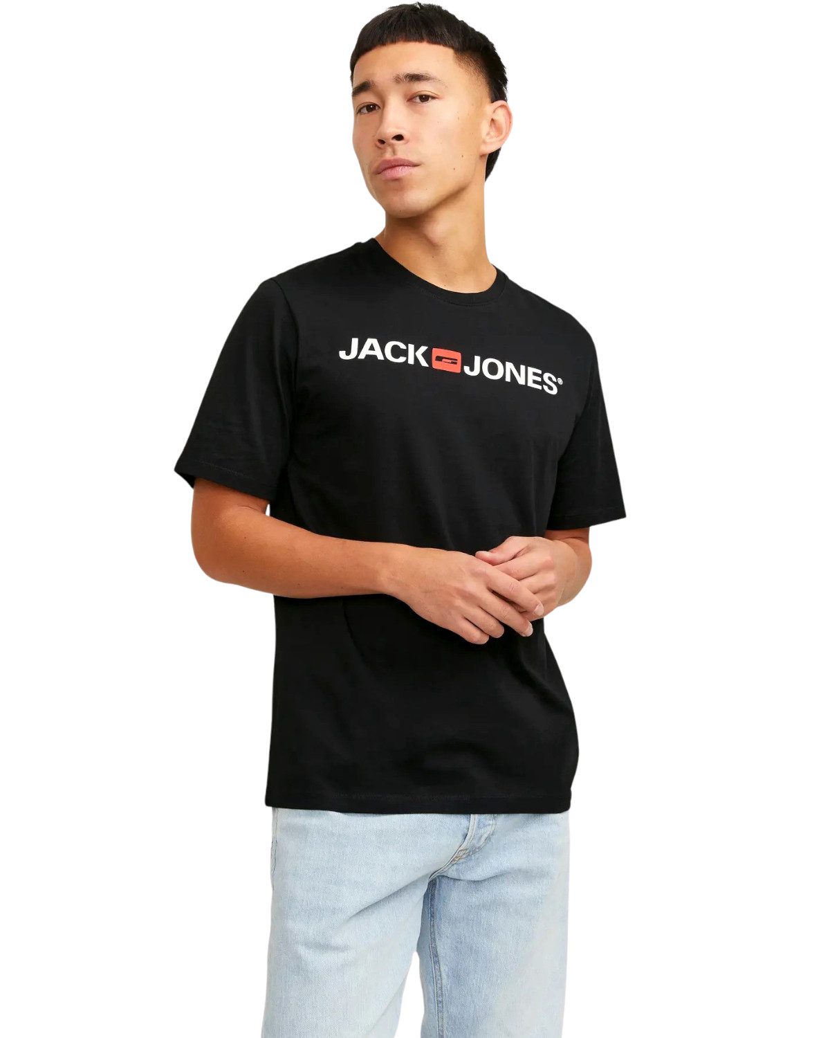 Jack & Jones Print-Shirt (Spar Set, 5er-Pack) T-Shirts mit Aufdruck aus Bau günstig online kaufen
