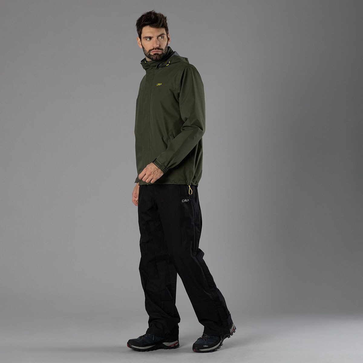 CMP Outdoorhose MAN Rain Pant With Full Lenght Side Zips Wetterfeste Hose für Outdoor-Abenteuer mit vollverschweißten Nähten