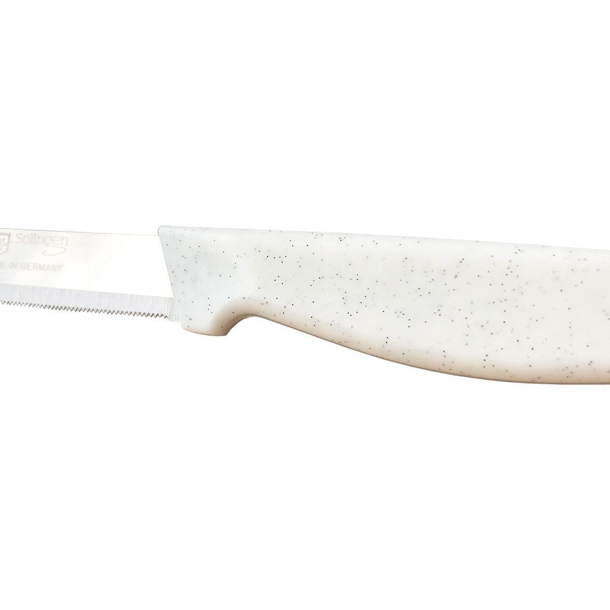 Visaggio Obstmesser Solingen Allzweckmesser Schälmesser Gemüsemesser Küchenmesser, Wellenschliff Solingen Messer, Flitter Optik, Edelstahl (rostfrei)