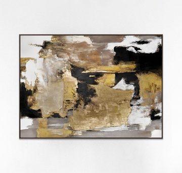 YS-Art Gemälde Goldene Fragmente, Abstraktion