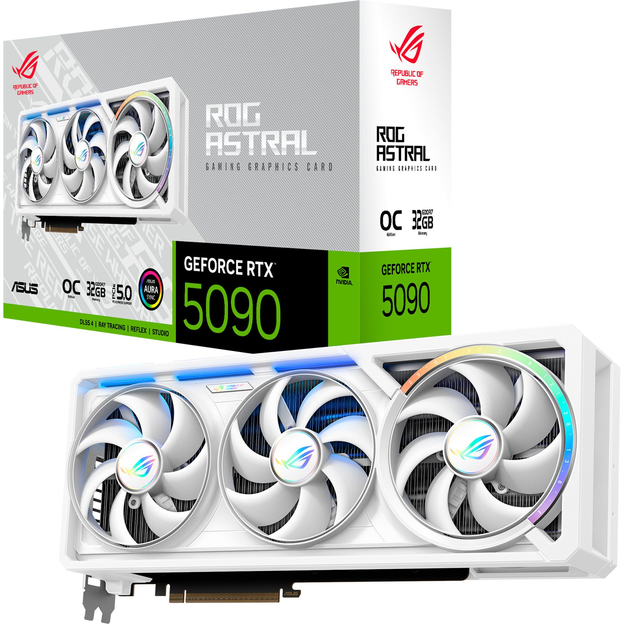 Asus ASUS GeForce RTX 5090 ROG ASTRAL GAMING OC WHITE Grafikkarte (32 GB)