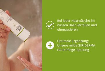 Siriderma Kopfhaut-Pflegeshampoo Siriderma Pflege-Shampoo ohne Duftstoffe 250 ml - Haarshampoo, für trockenes Haar - Ohne Parabene, Silikone und Mineralöle