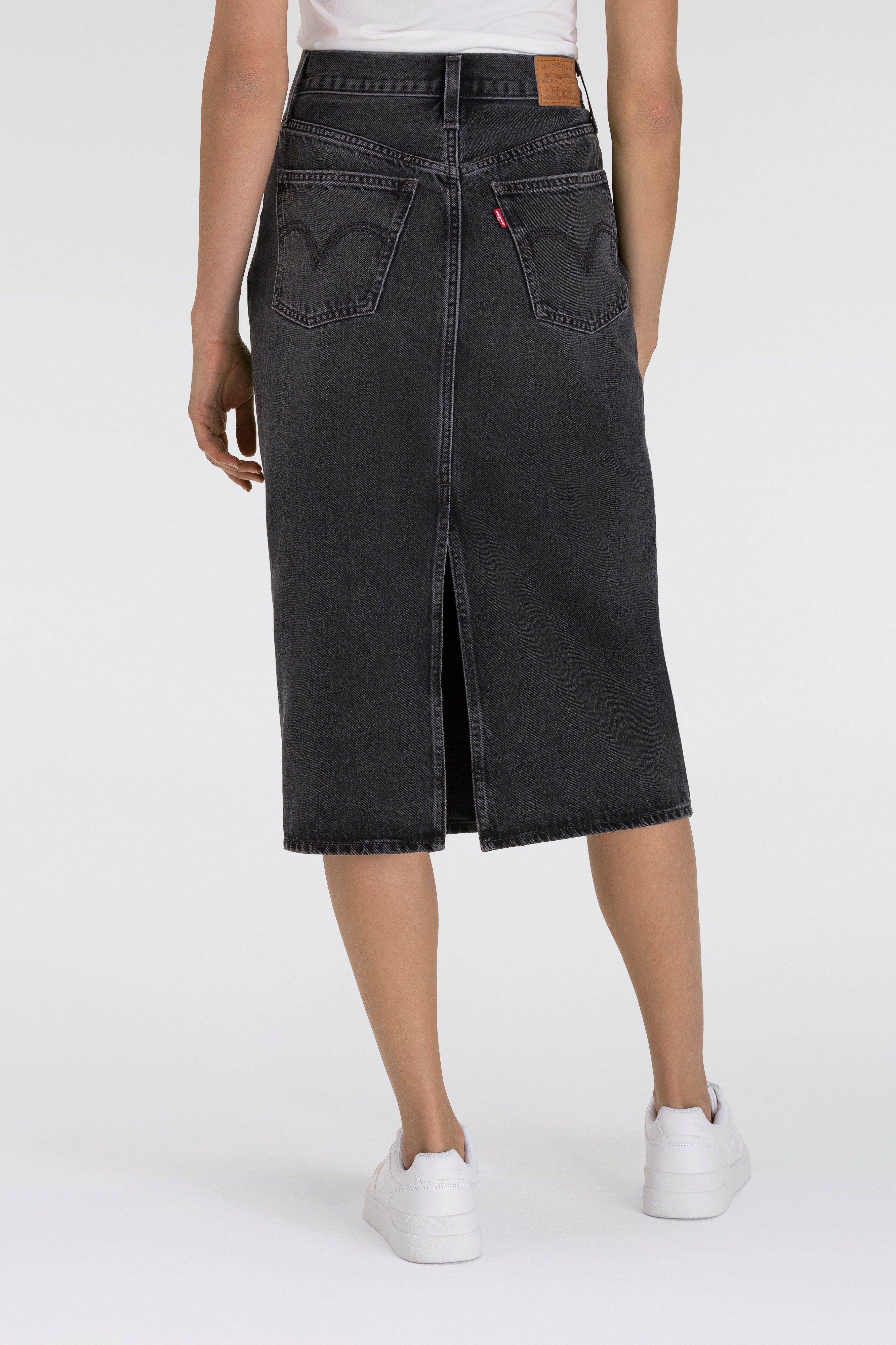 Levi's® Jeansrock HR BACK SLIT SKIR mit Schlitz hinten