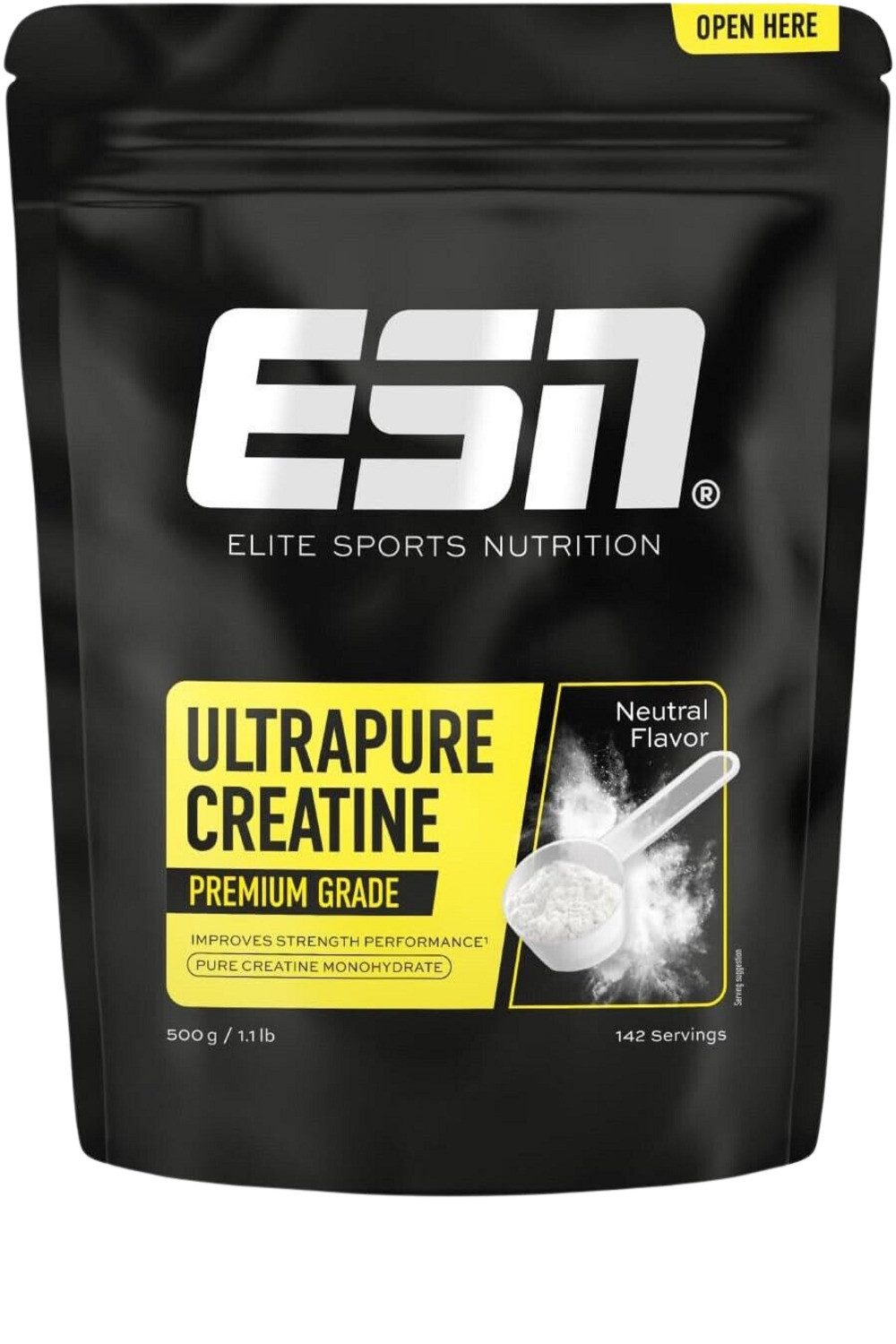 ESN ESN Creatin Monohydrat Pulver 100% Creatine Ultrapure 500g Kreatin Pulver, 1000 g