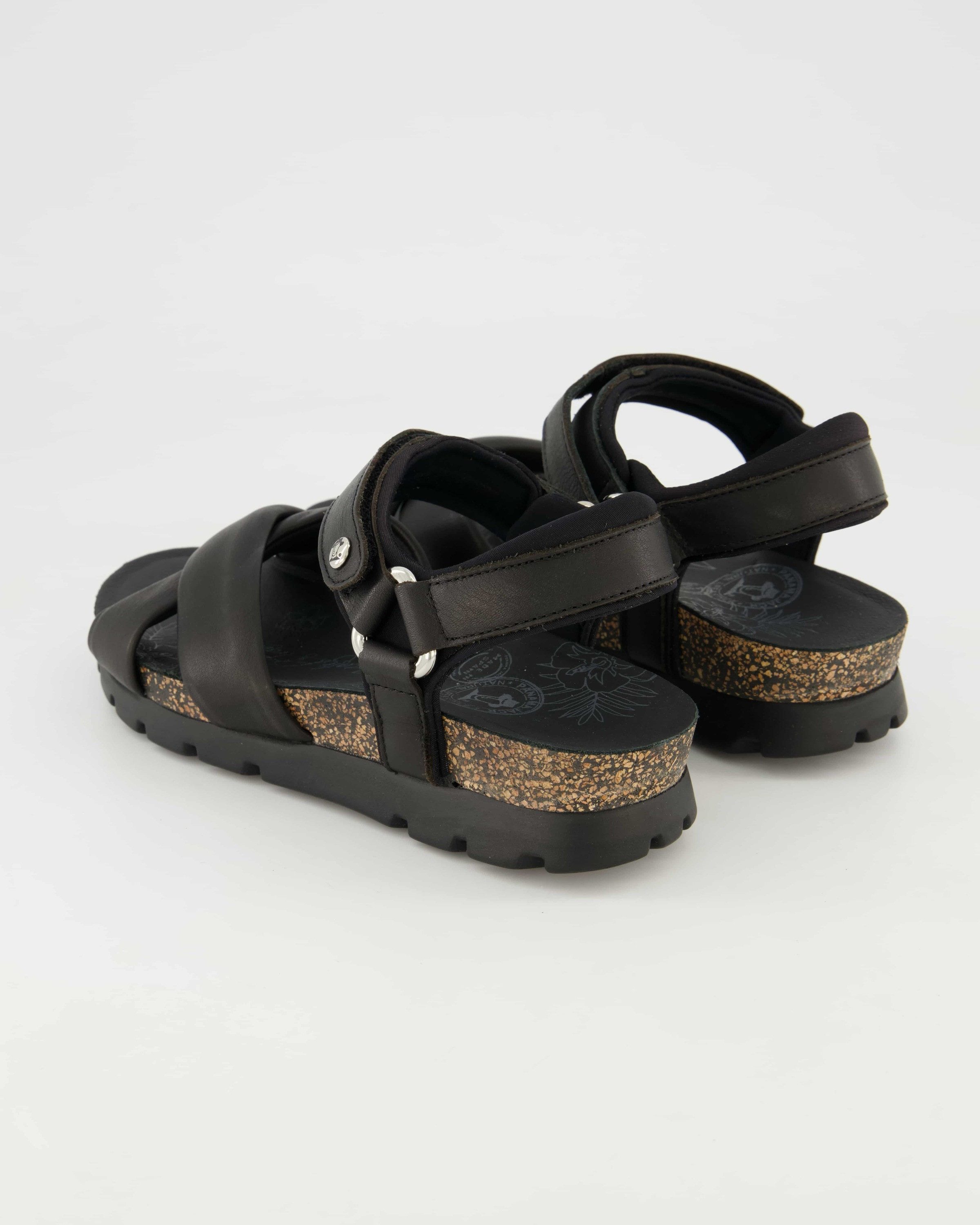Panama Jack Serena B1 Plateausandale Obermaterial: Leder
