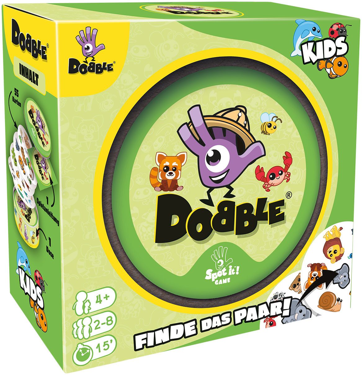 Asmodee Spiel Dobble Kids, Reaktionsspiel
