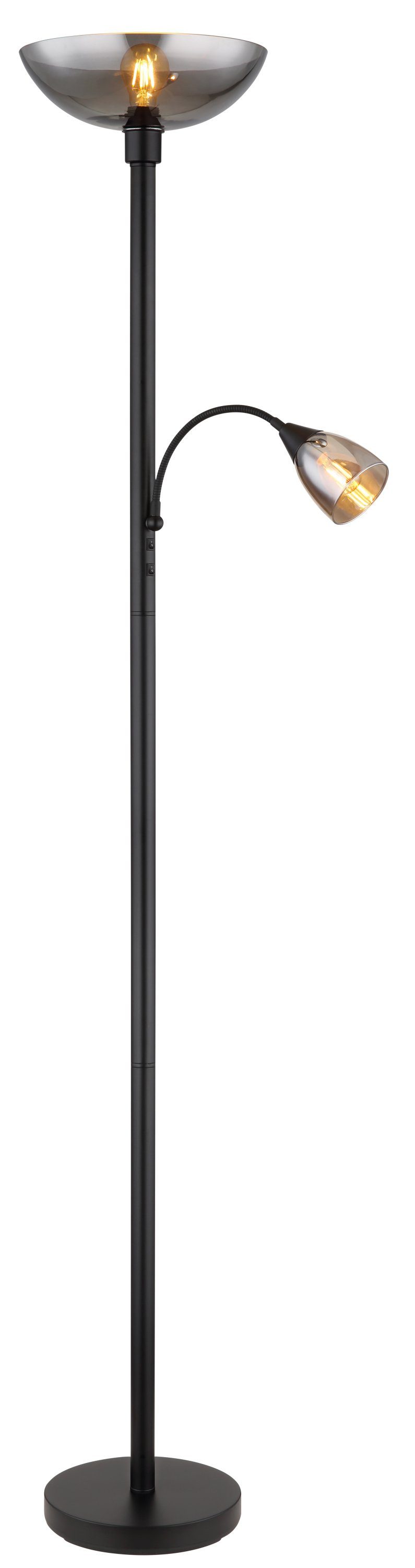 Stehleuchte, schwarz DH BLADE 30x178 cm) cm Lighting LEUCHTEN 30x178 Stehlampe GLOBO (DH Stehleuchte GLOBO