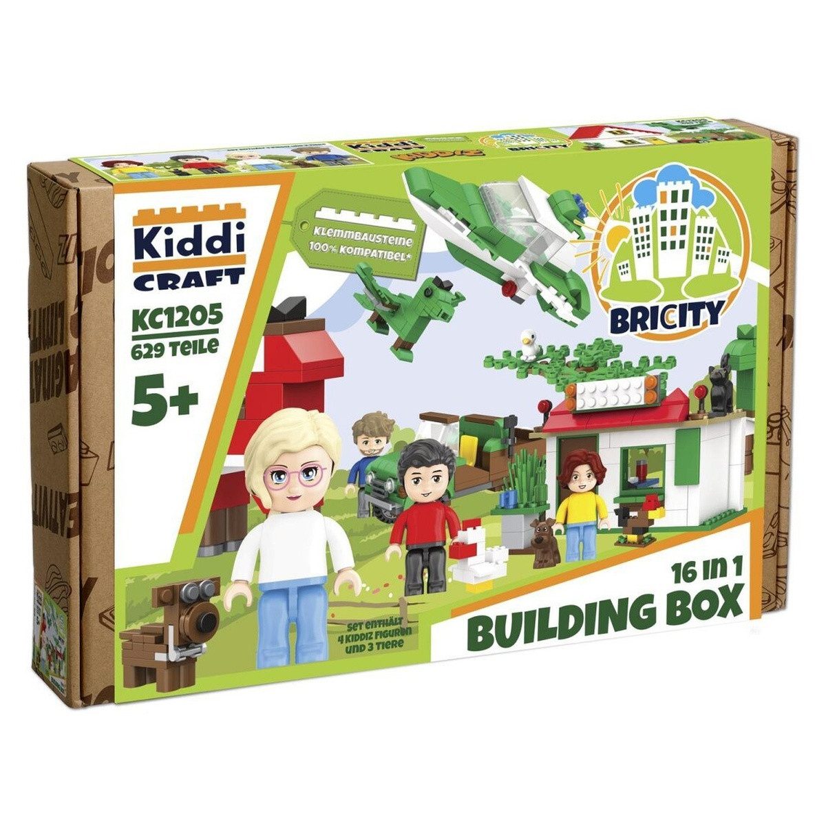Wisam Kiddicraft KC1205 16 in 1 Building Box Spielbausteine