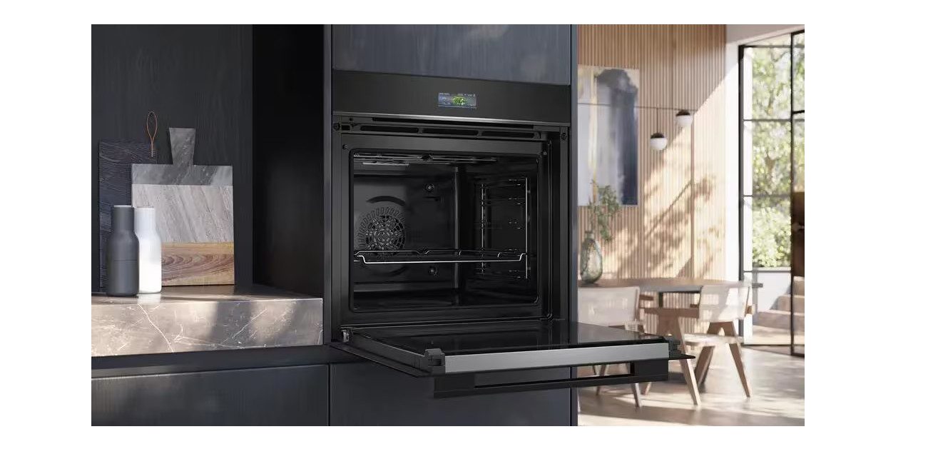 SIEMENS Einbaubackofen HB772A1B1 iQ700 A+ Einbau-Backofen, 60 cm breit, 71 L