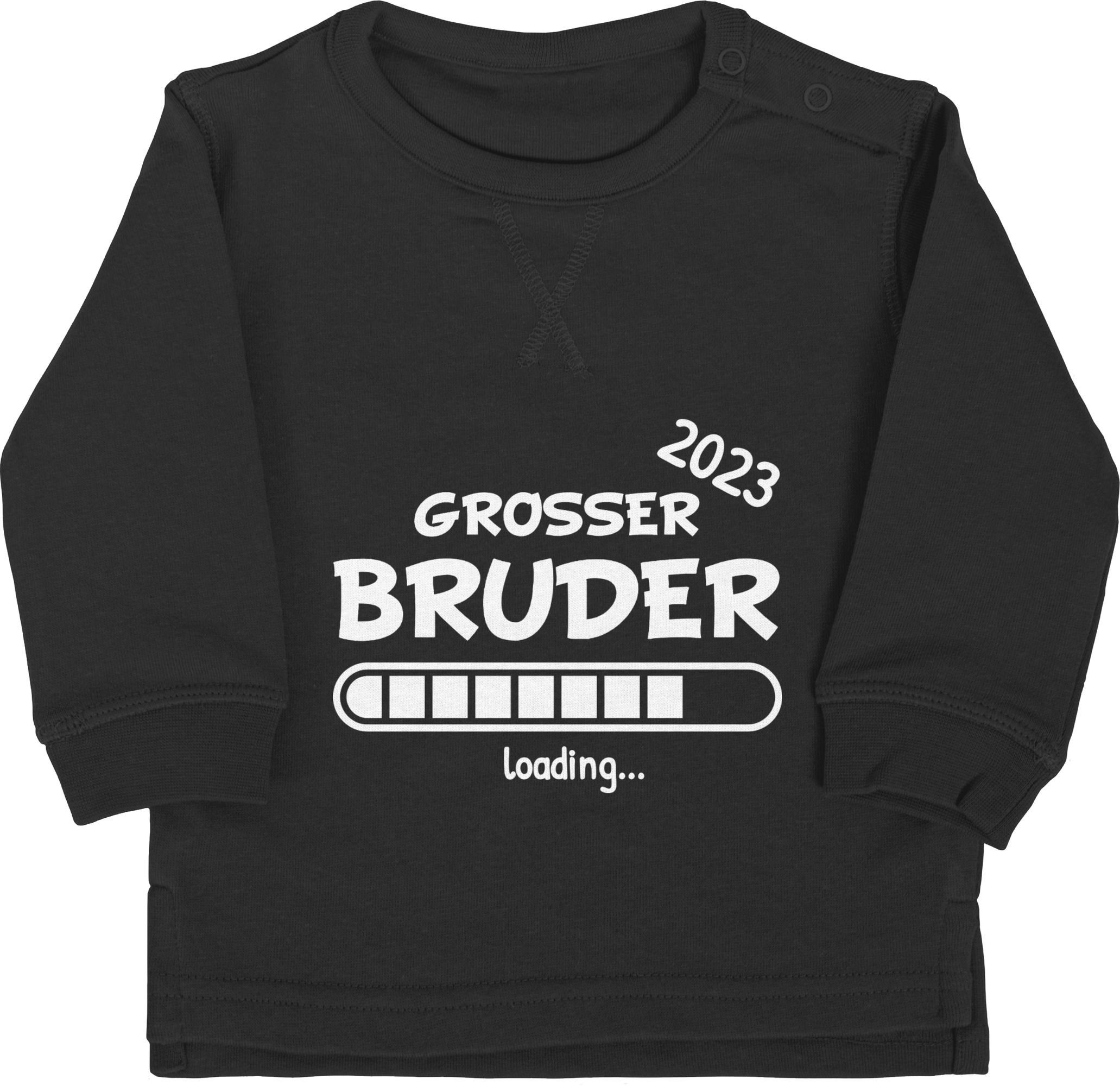 Shirtracer Sweatshirt Großer Bruder loading 2023 Großer Bruder 2 Schwarz